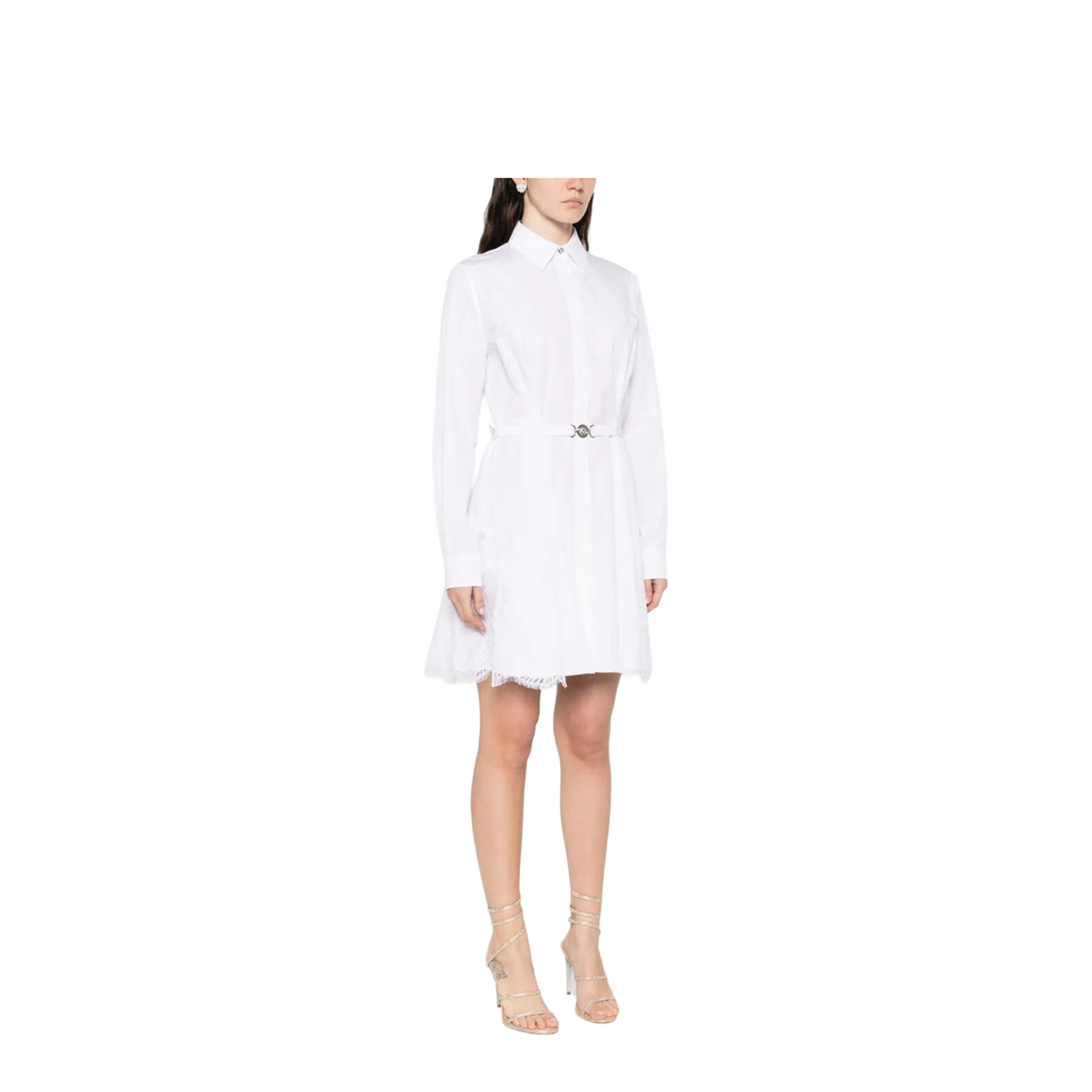 Belted Cotton Shirt Dress
