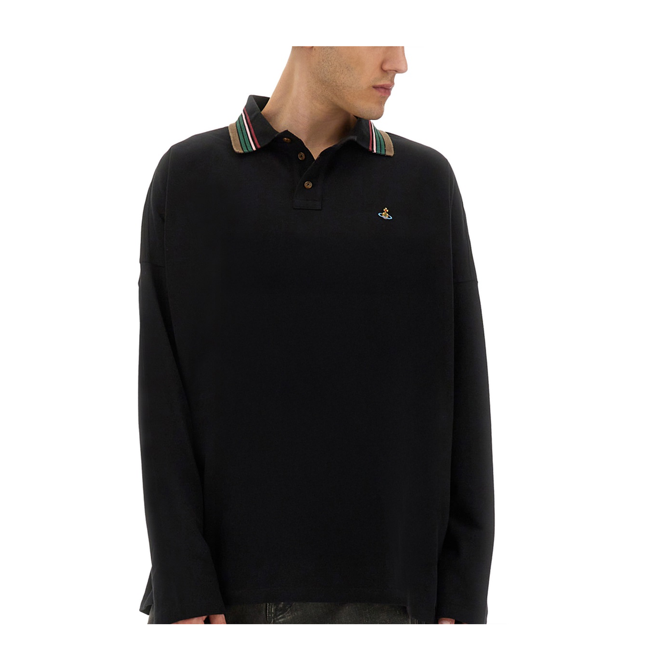 MAYFEYR - Vivienne Westwood - Long-Sleeved Polo Shirt - 2H01000QJ0009N401