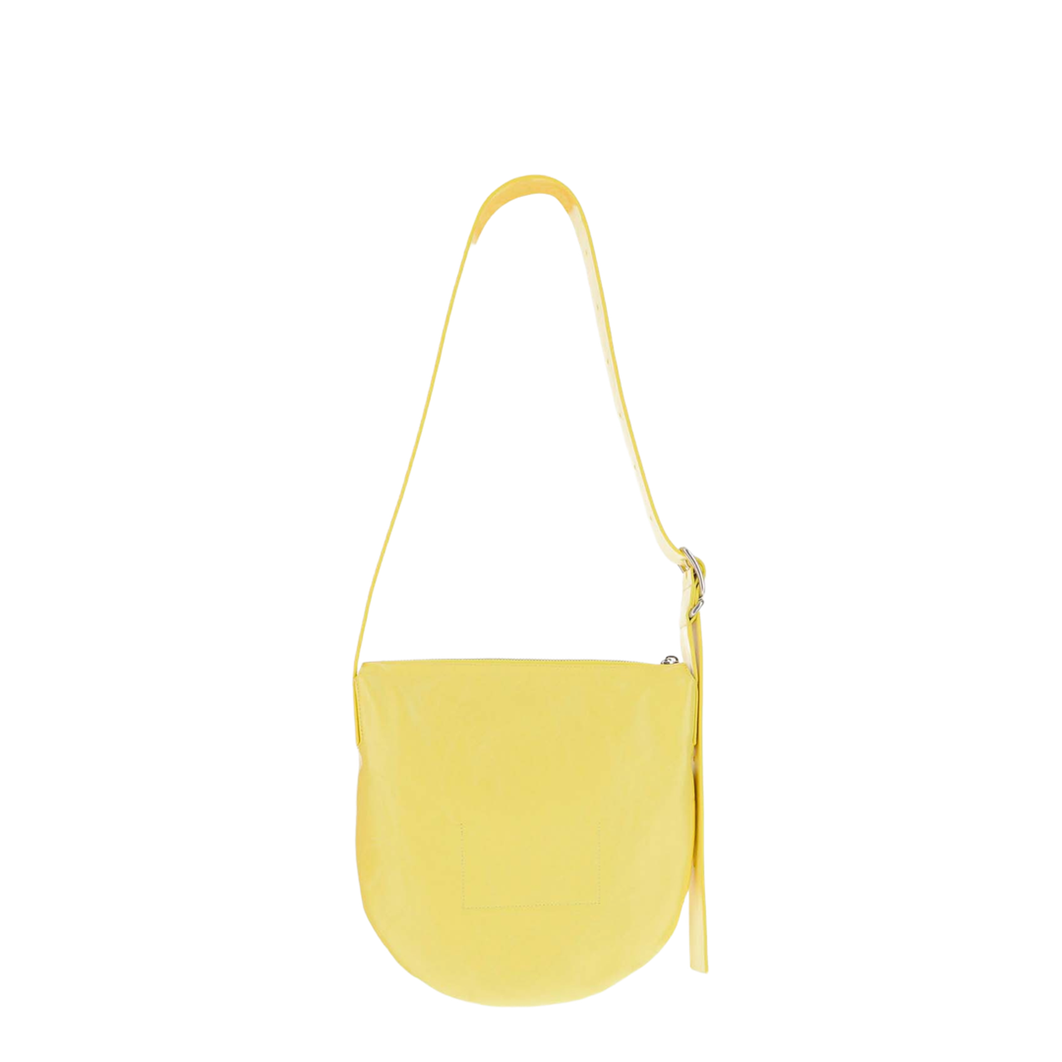 Crinkled Leather Small Shoulder Bag