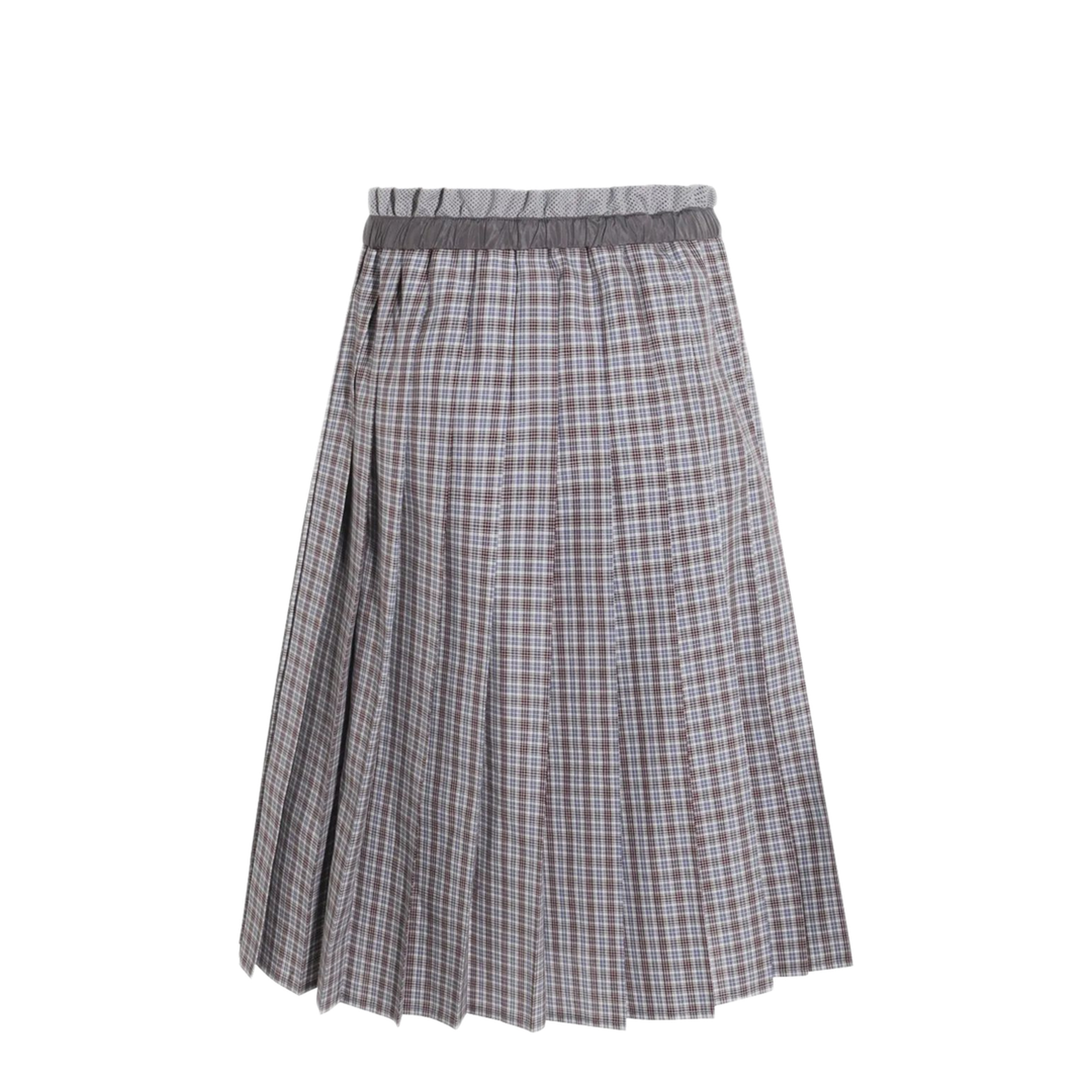 MAYFEYR - Miu Miu - Check Skirt - MG2467SOOO17LXF0OBD