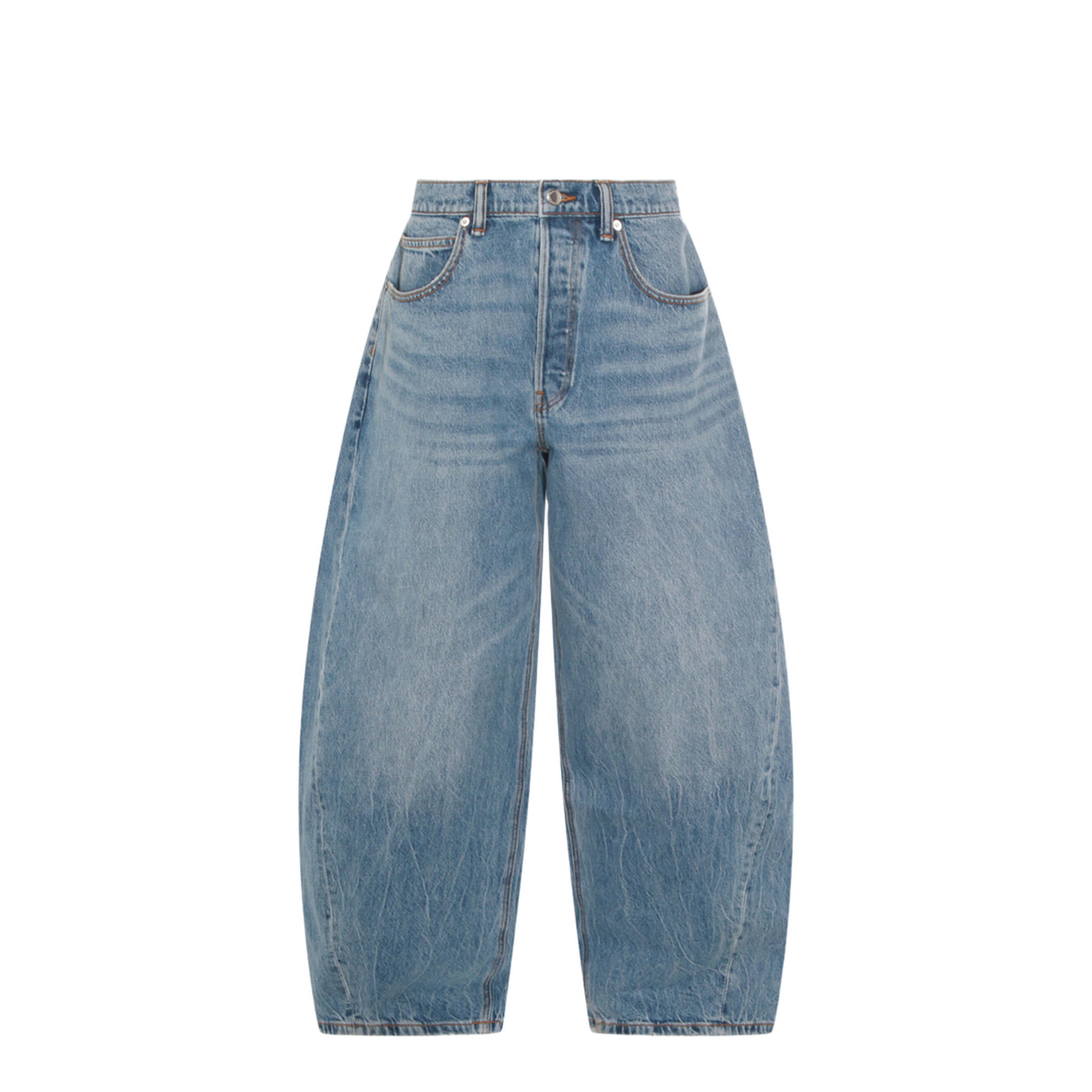 MAYFEYR - Alexander Wang - Blow Up Jeans With Logo In Strass - 4DC1264111486