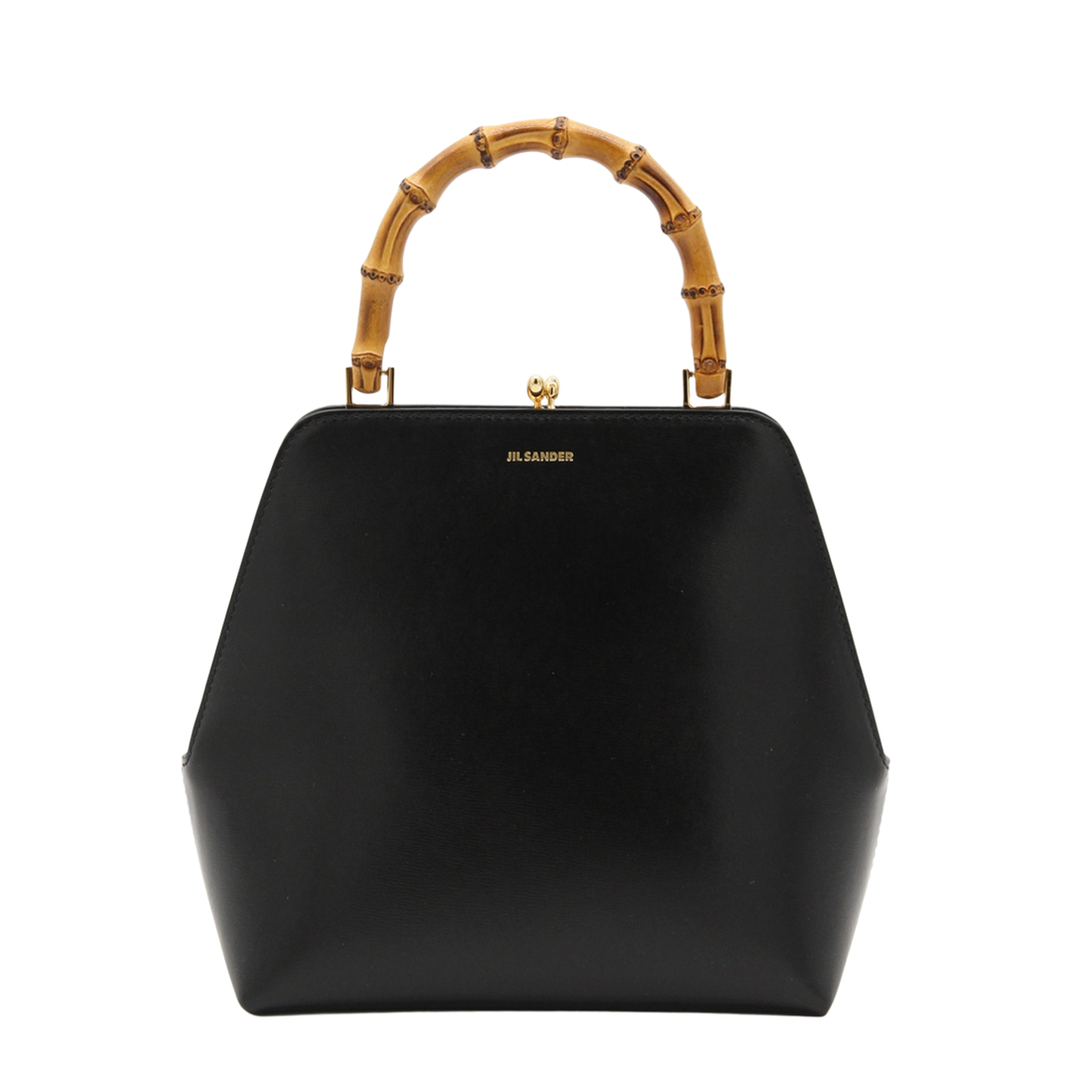 Black Leather Goji Handbag