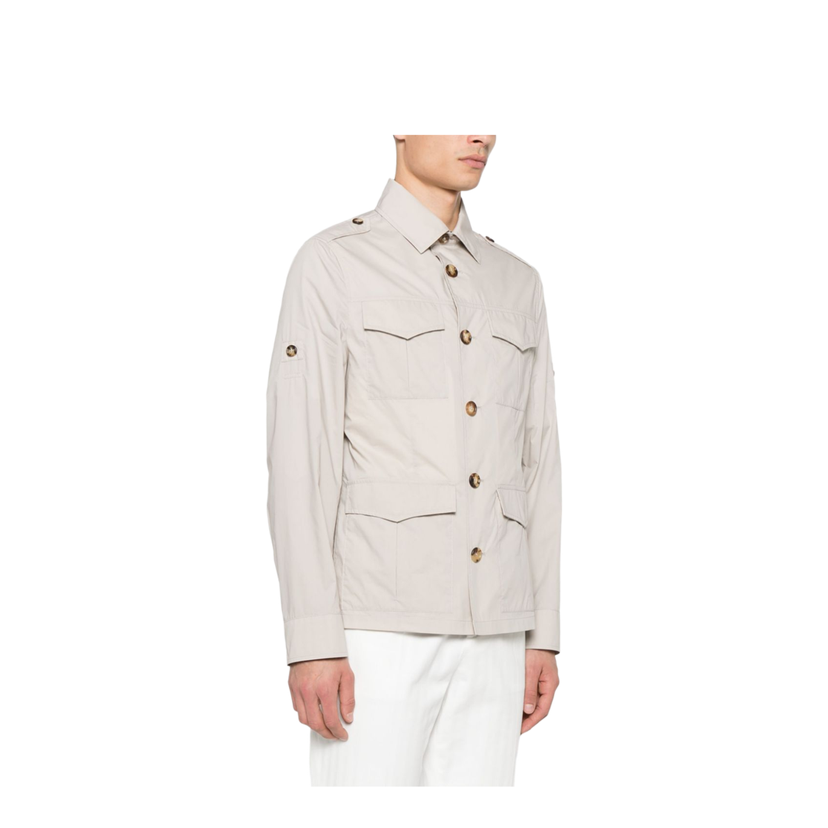 Water Resistant Cotton Blend Jacket