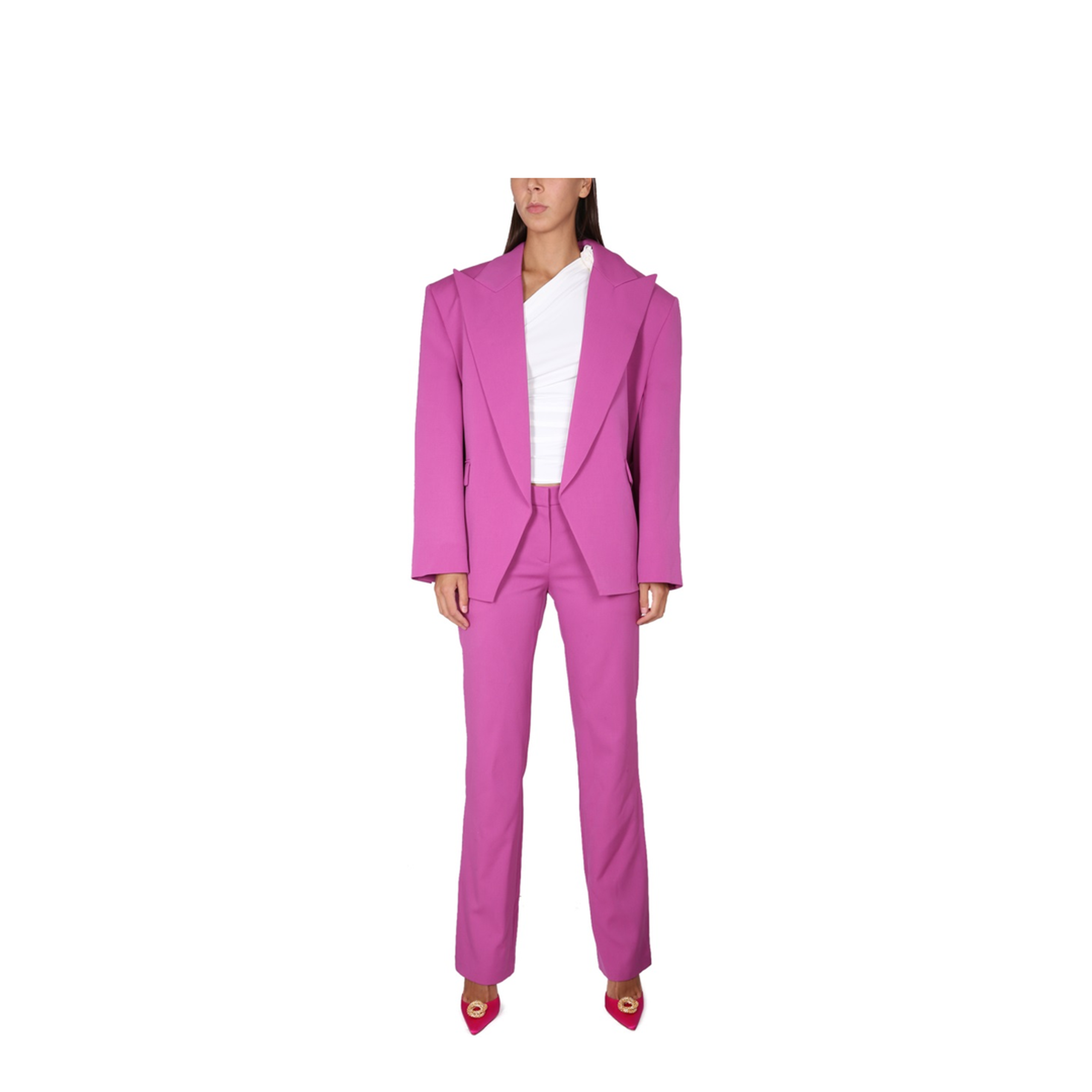 MAYFEYR - Magda Butrym - Straight Leg Pants - 191423VIOLET