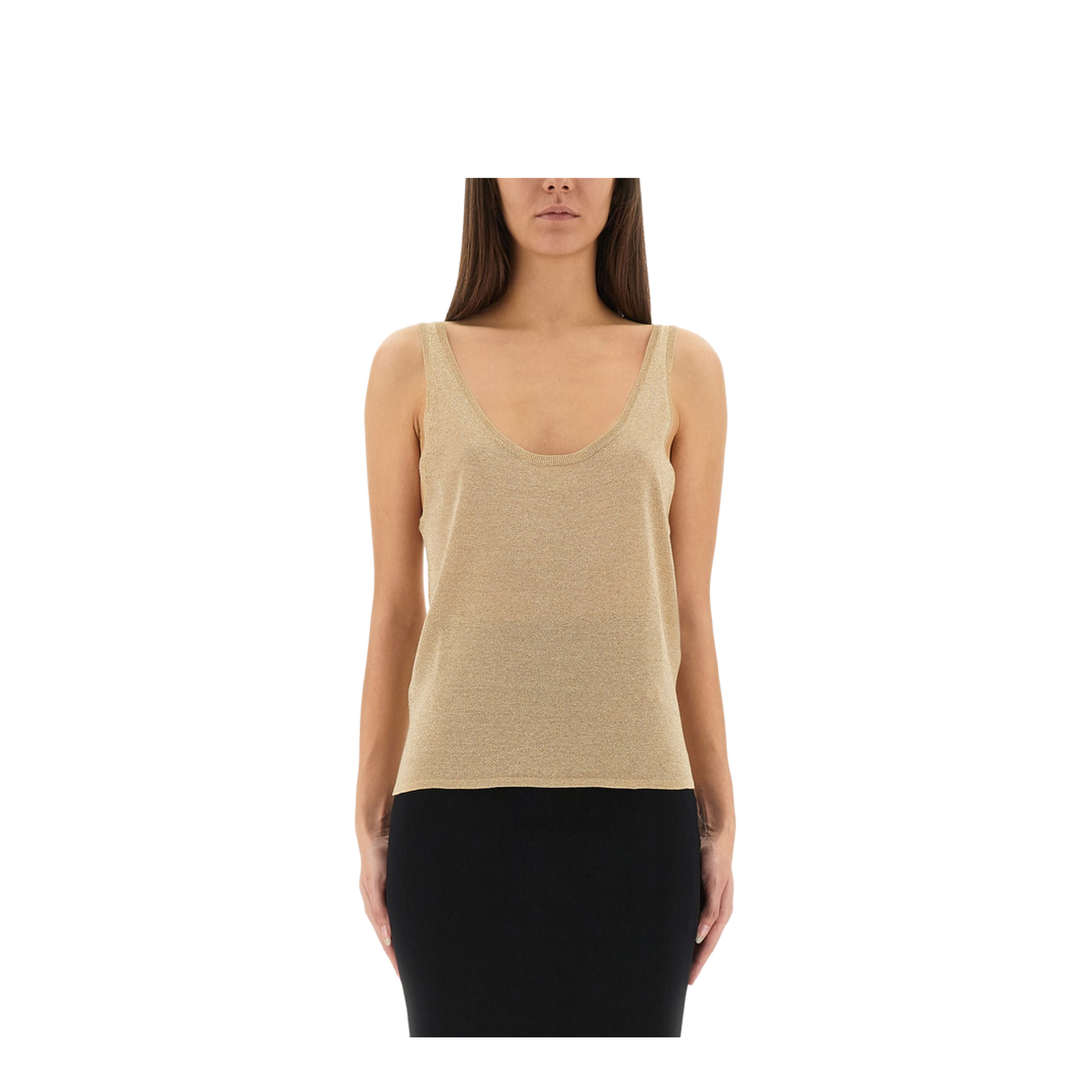 Lurex Knit Tank Top