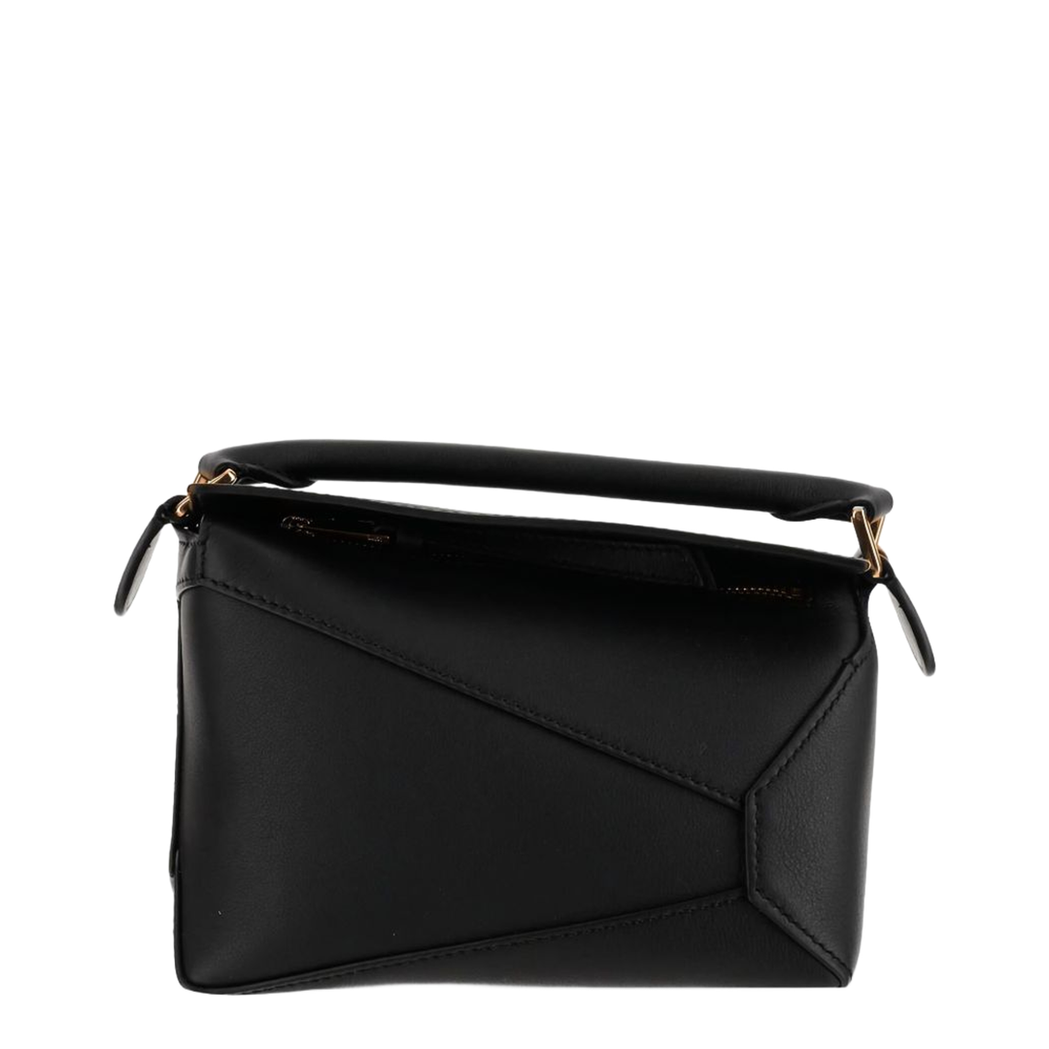 Puzzle Edge Mini Calfskin Crossbody - Black