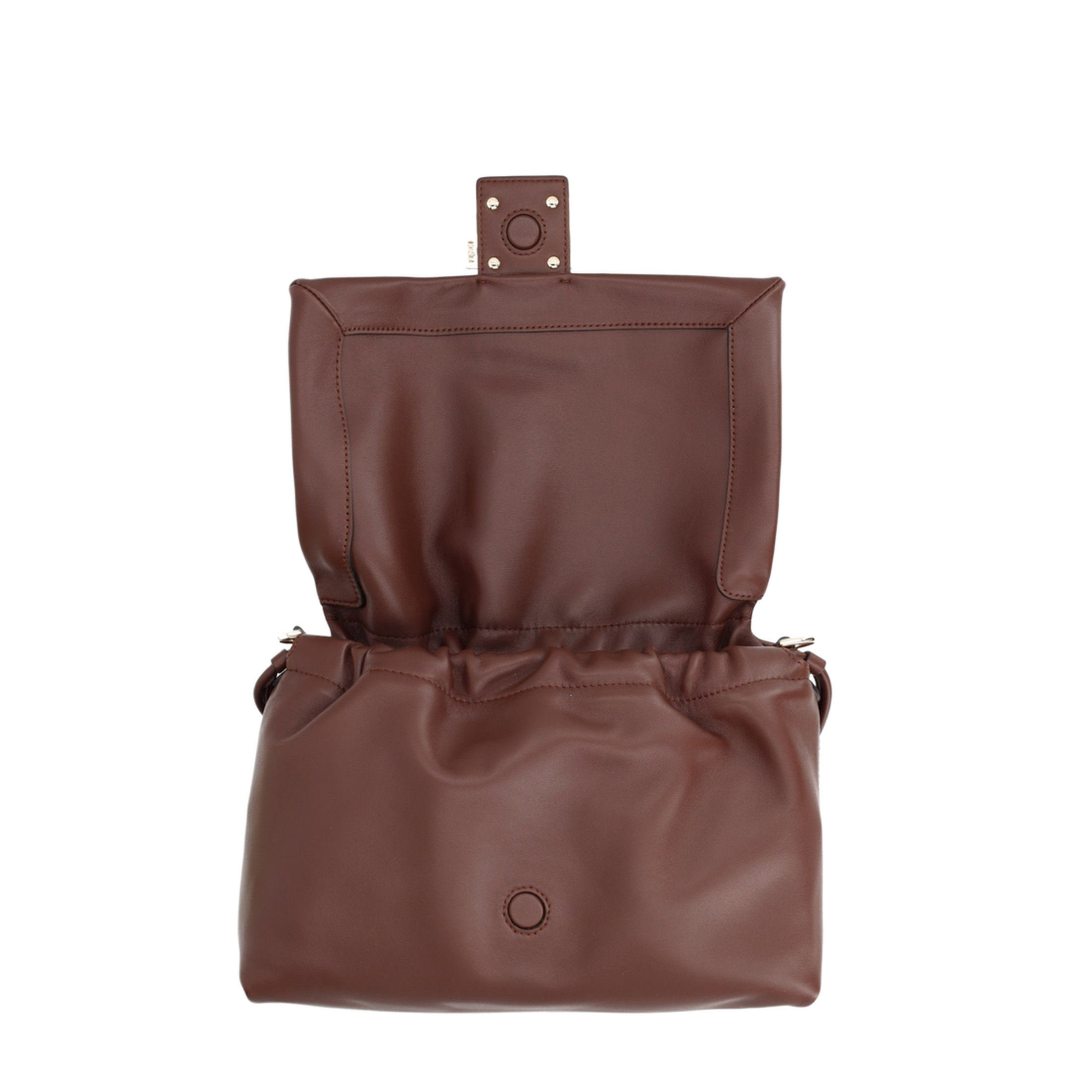 Mamma Baguette Medium Leather Shoulder Bag - Brown