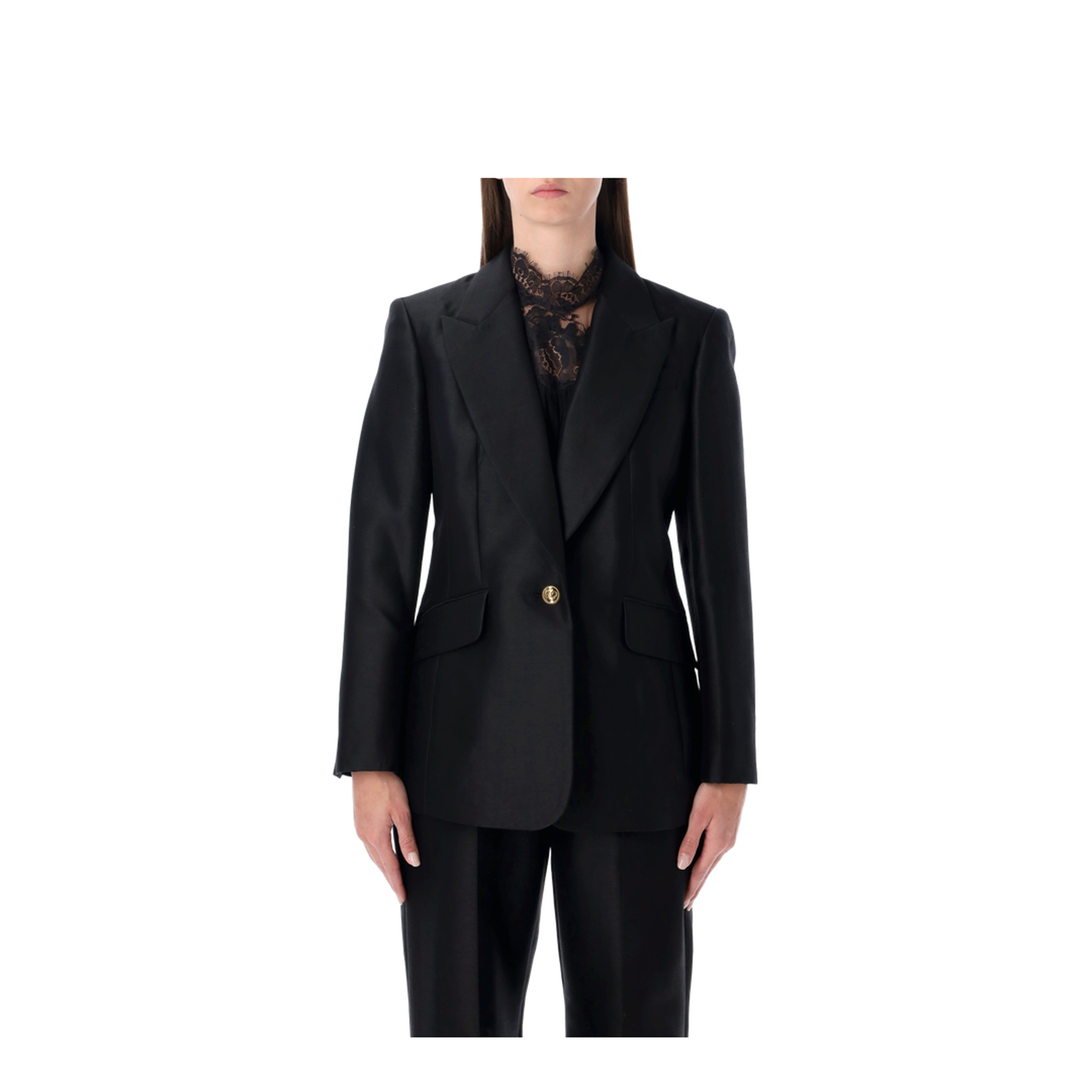 Black Wool Blend Hypnotic Blazer