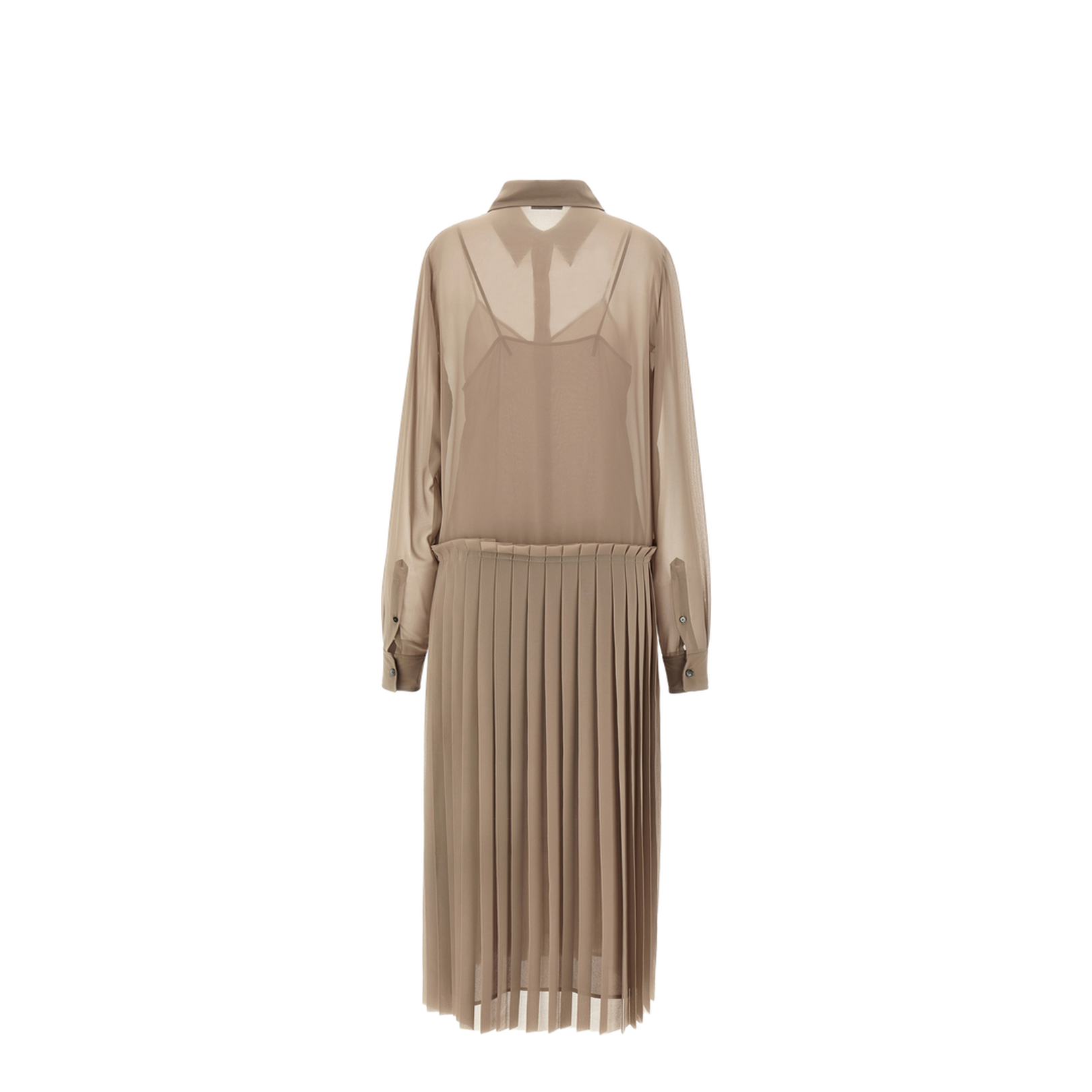 Pleated Midi Dress