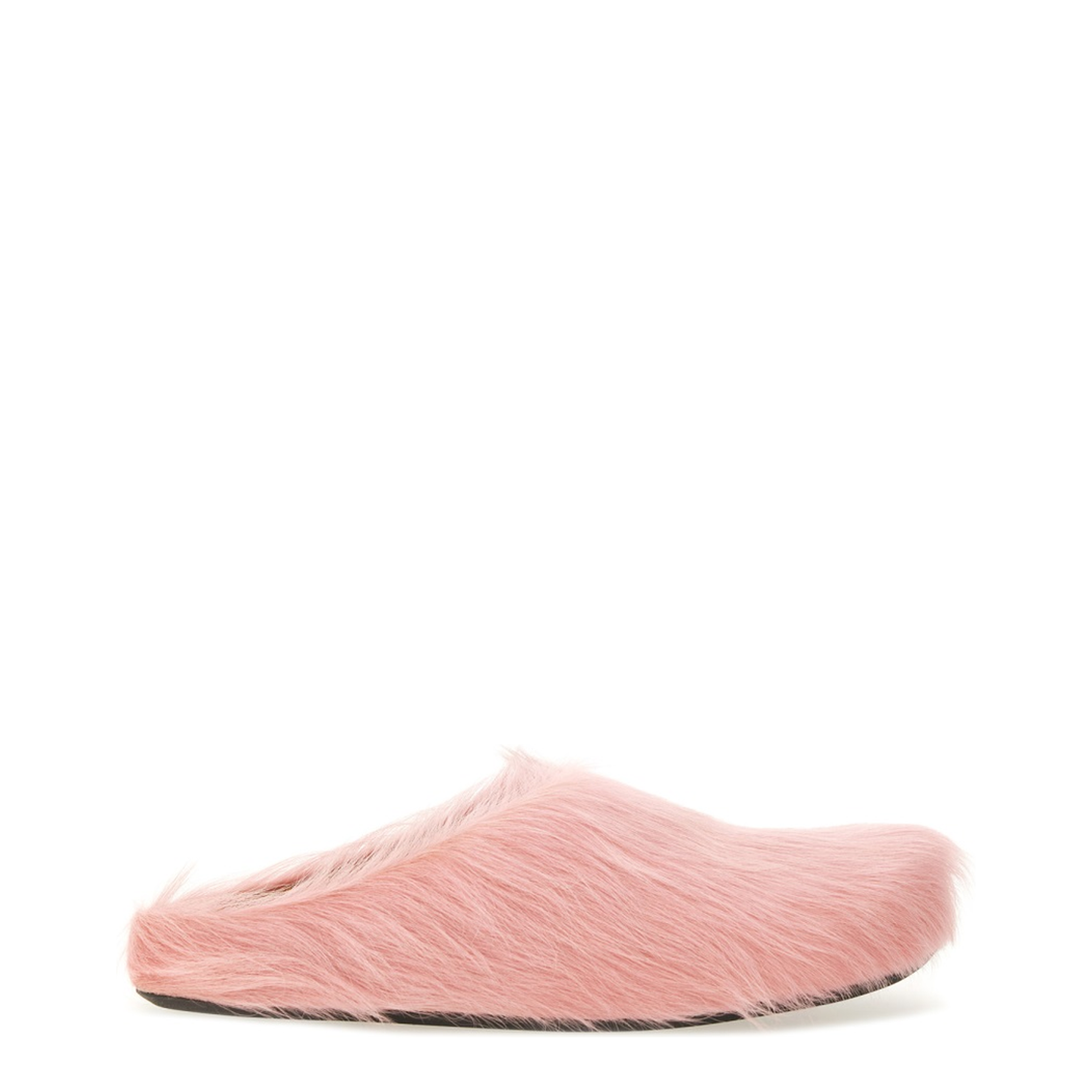 Calf-Hair Slip-On Mules