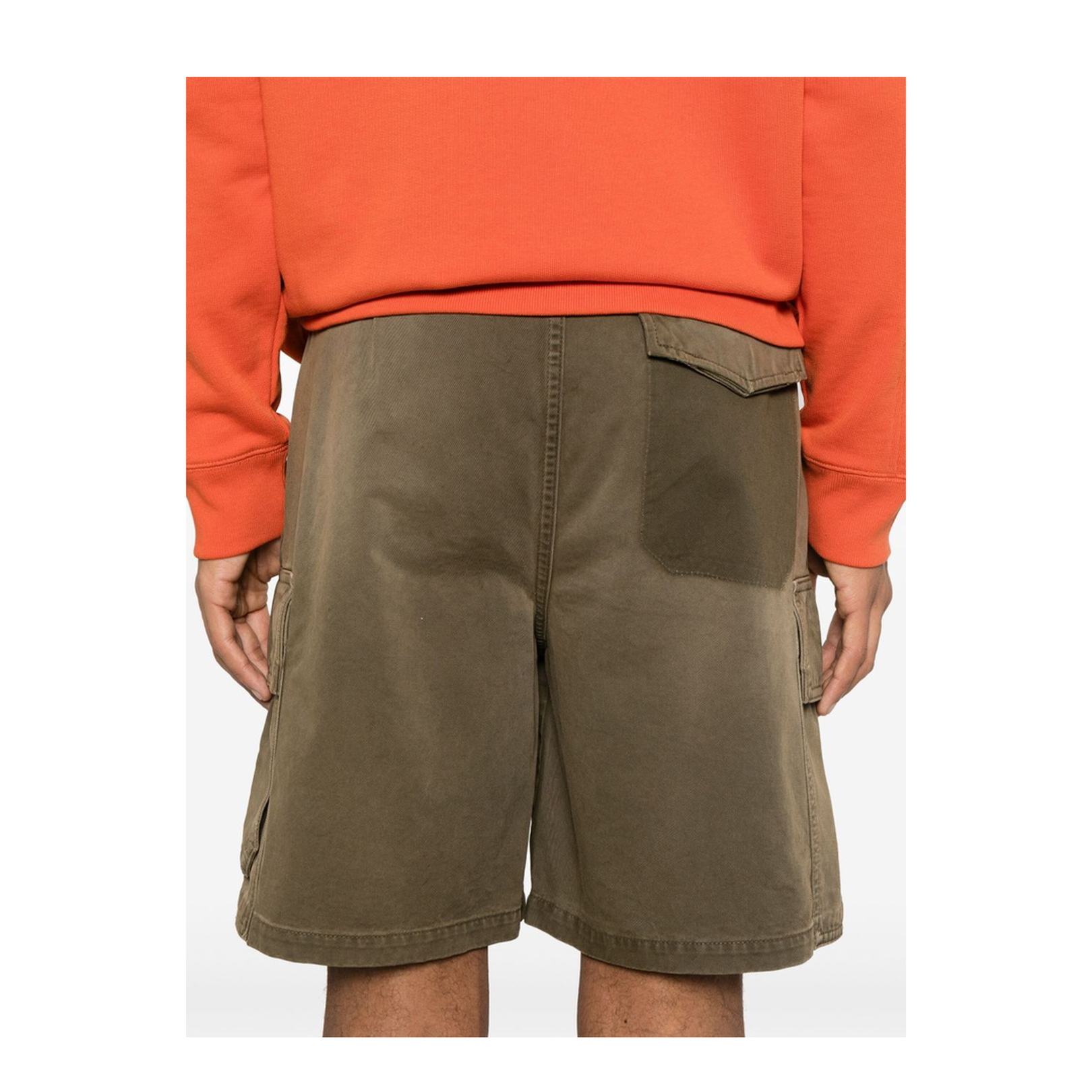 Cargo Shorts in Cotton Green