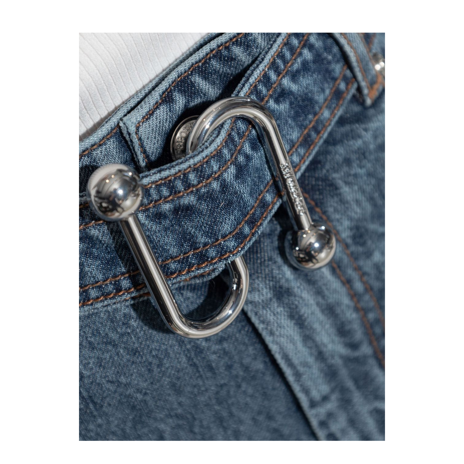 Wide-Leg Cotton Denim Jeans