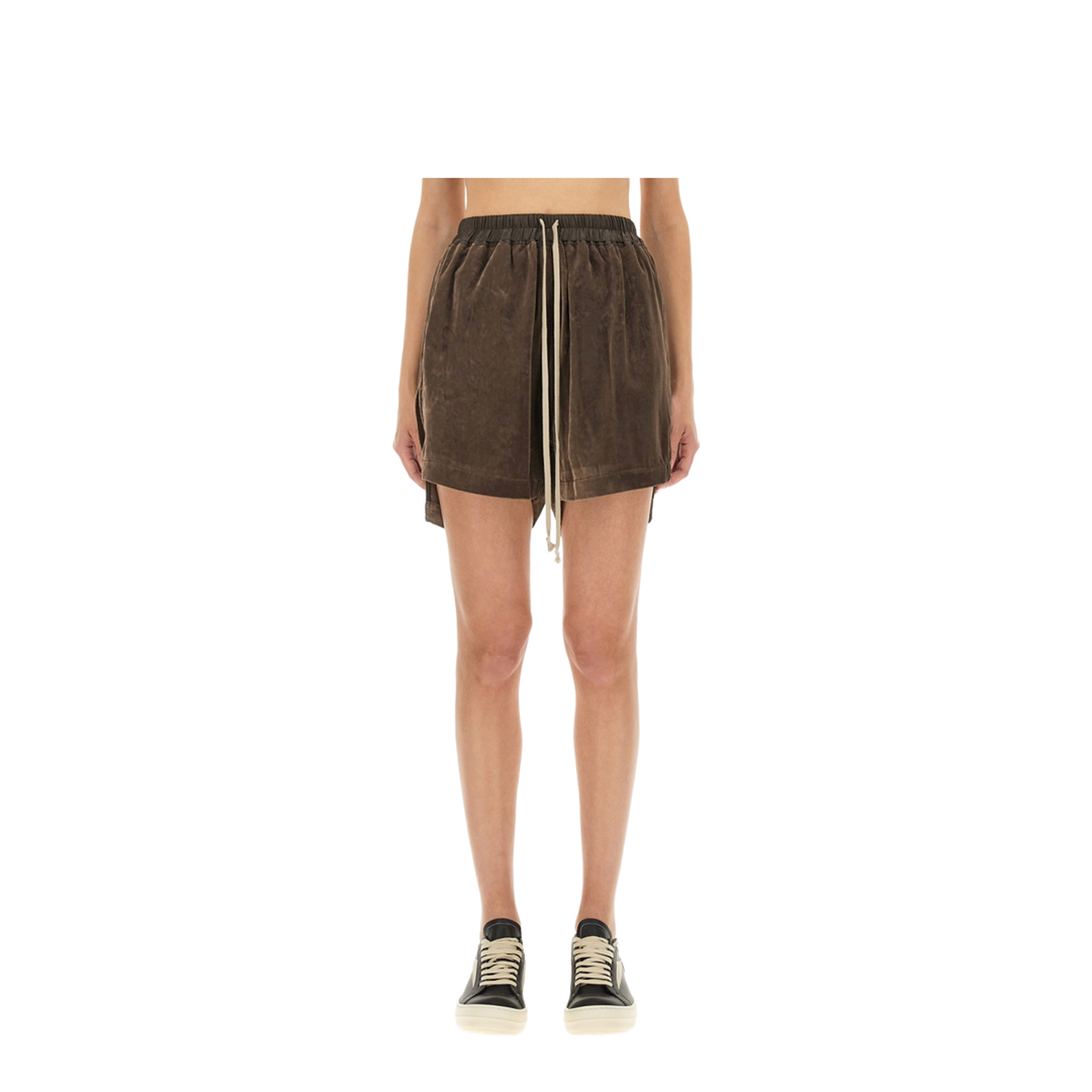 Viscose and Cupro Shorts