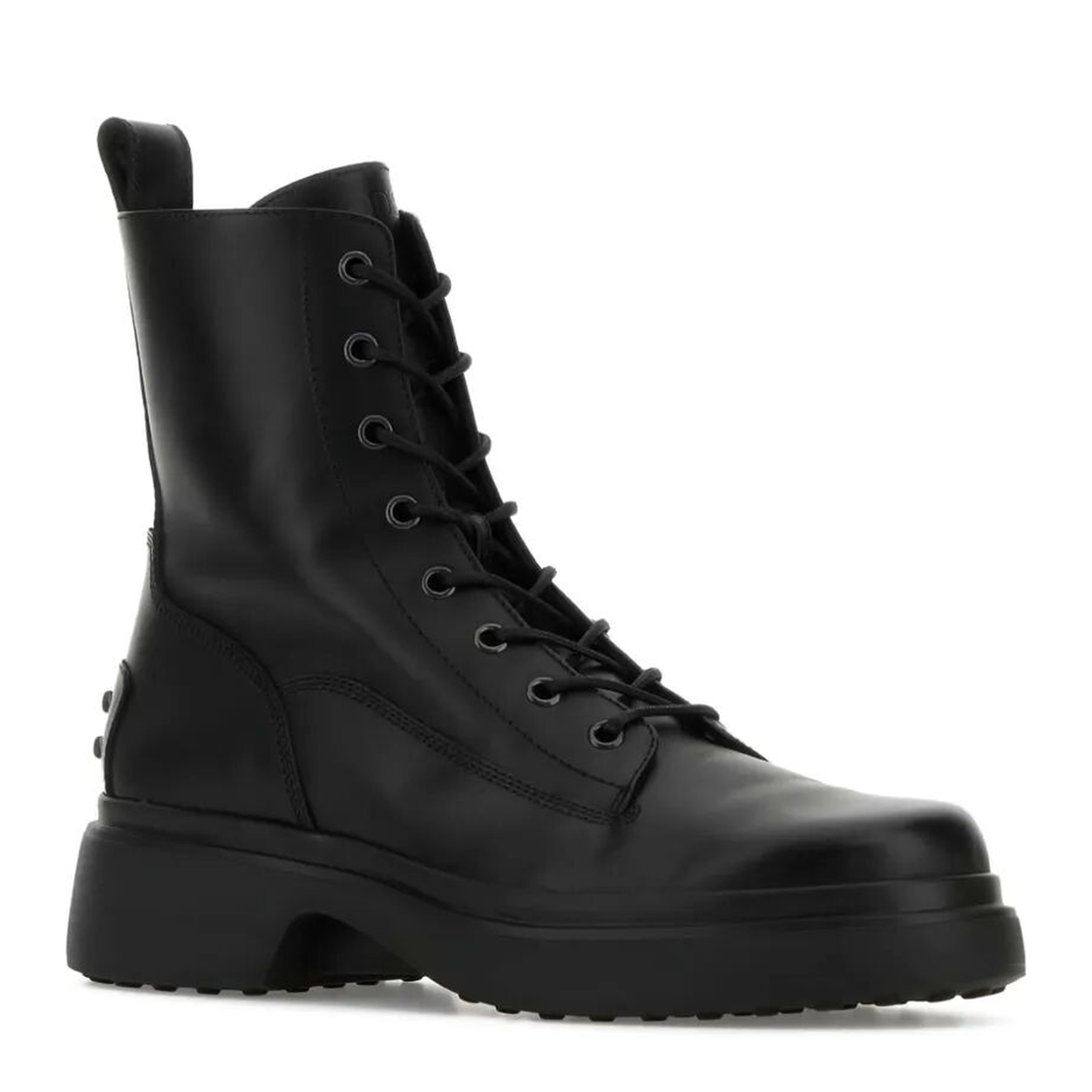 MAYFEYR - TOD`S - Platform Leather Combat Boots - XXW74L0JK30T0NB999