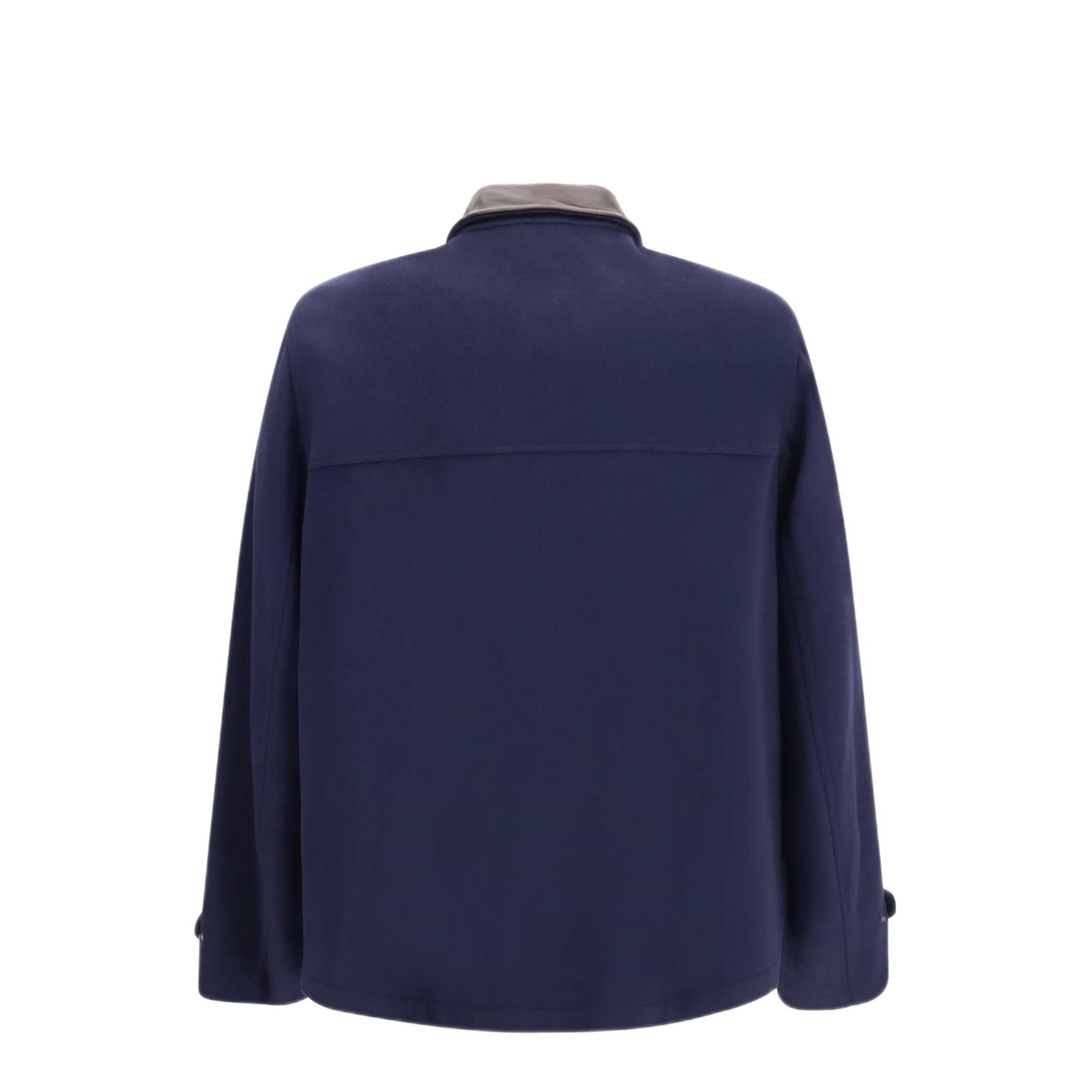 MAYFEYR - Brunello Cucinelli - Virgin Wool Jacket With Nappa Inserts - MV4676382