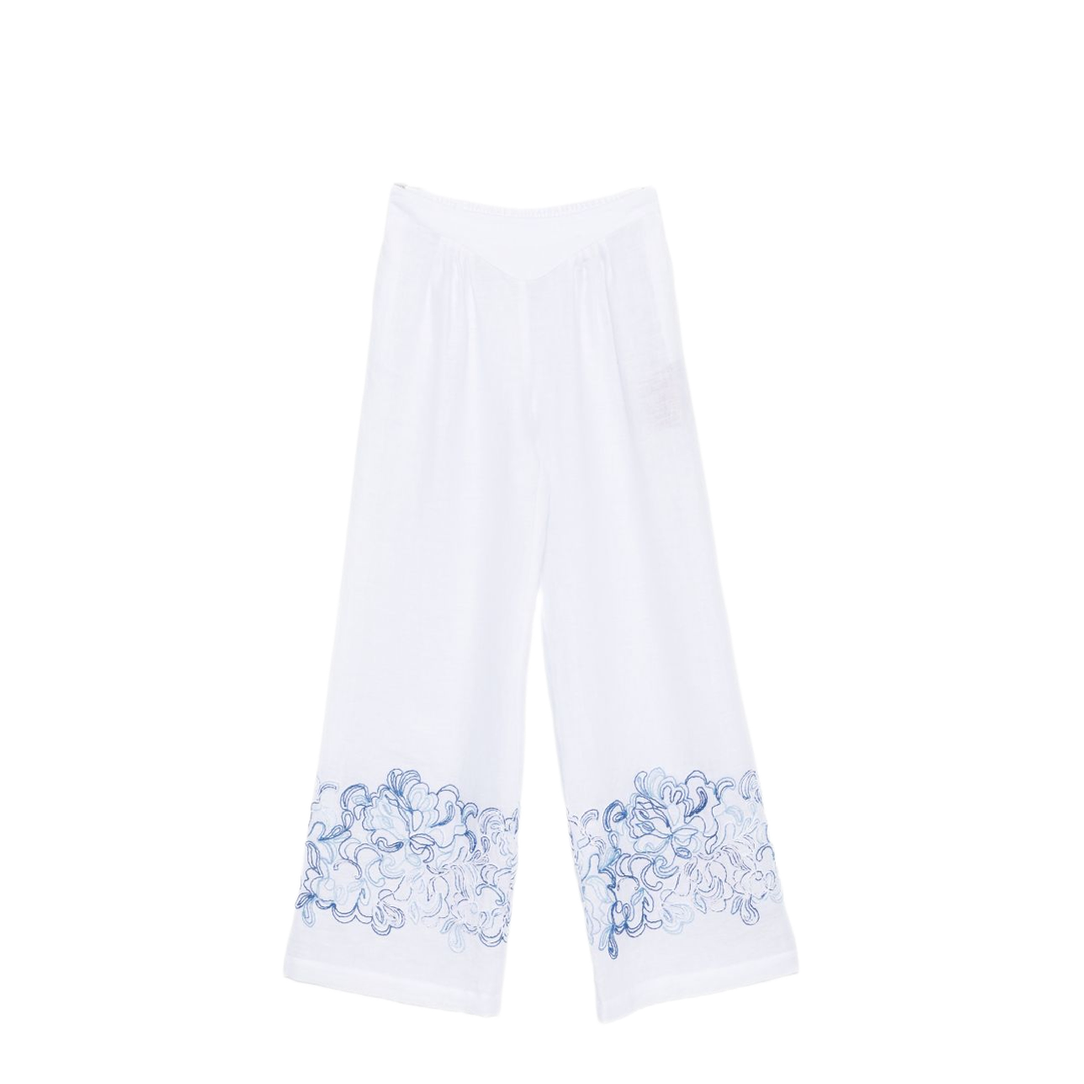MAYFEYR - Ermanno Scervino - Trousers White - D484P308ZQRR4814