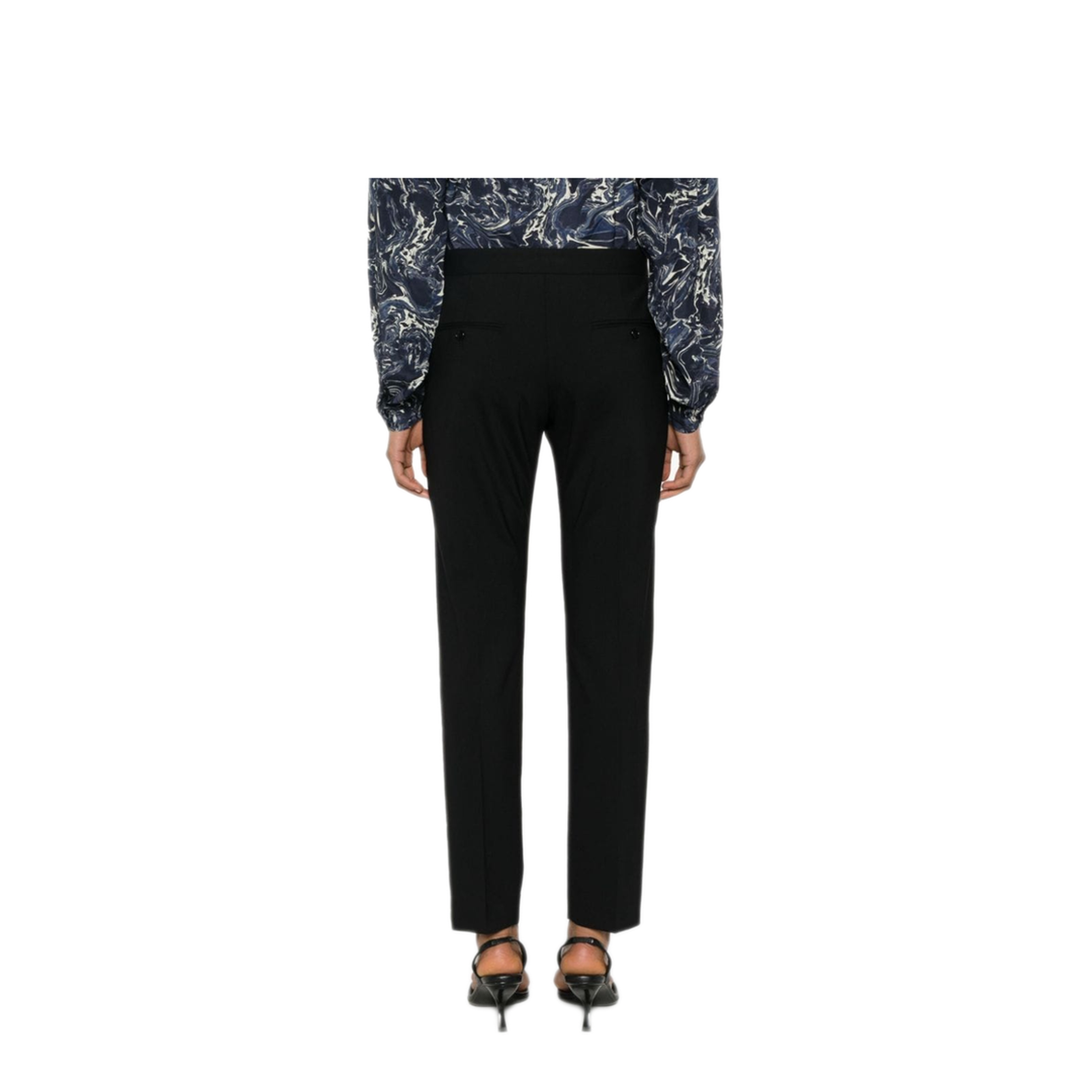 MAYFEYR - Isabel Marant - Nolena Slim-Cut Trousers - PA0288FBB1F01I01BK