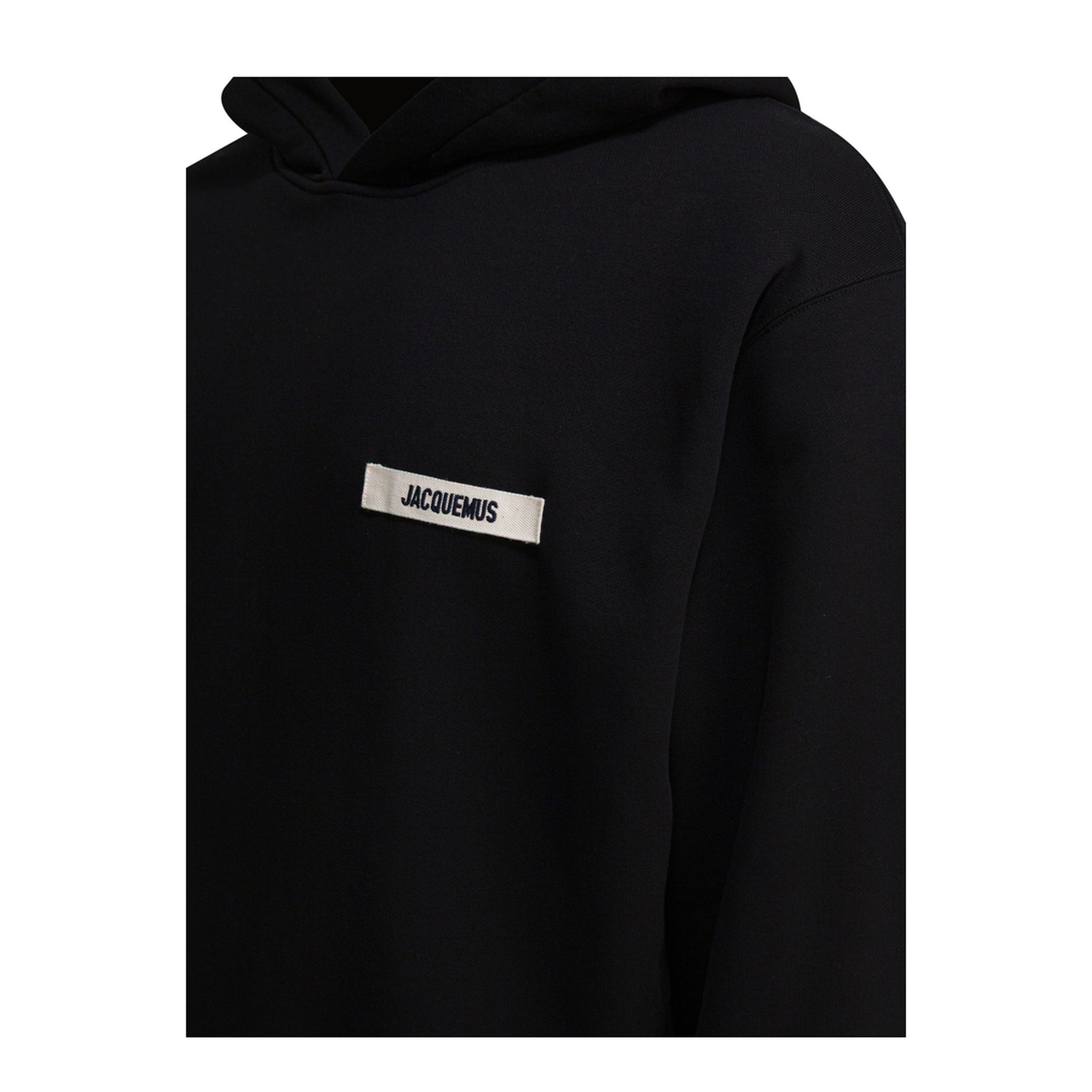 MAYFEYR - Jacquemus - Gros Grain Hoodie - HOM00247AJ00126BLACK