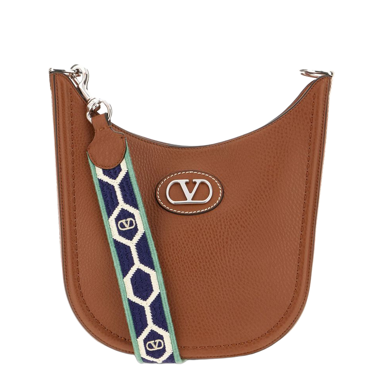 Antibes Medium Leather Hobo Bag