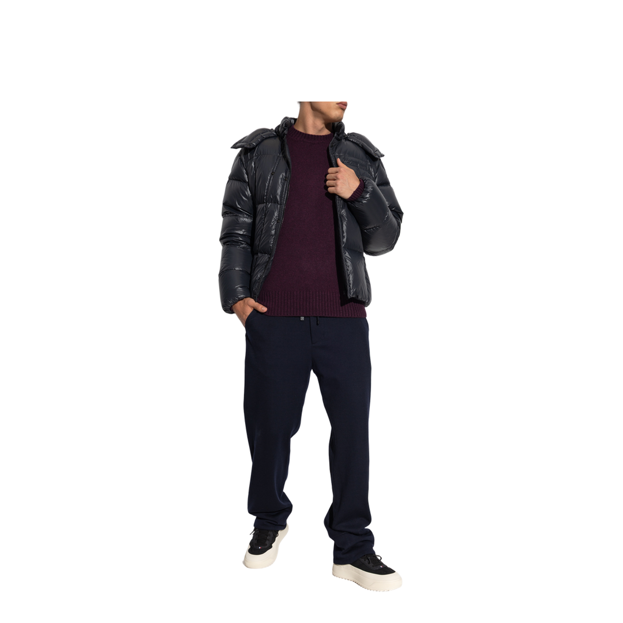 Purple Wool & Cashmere Sweater