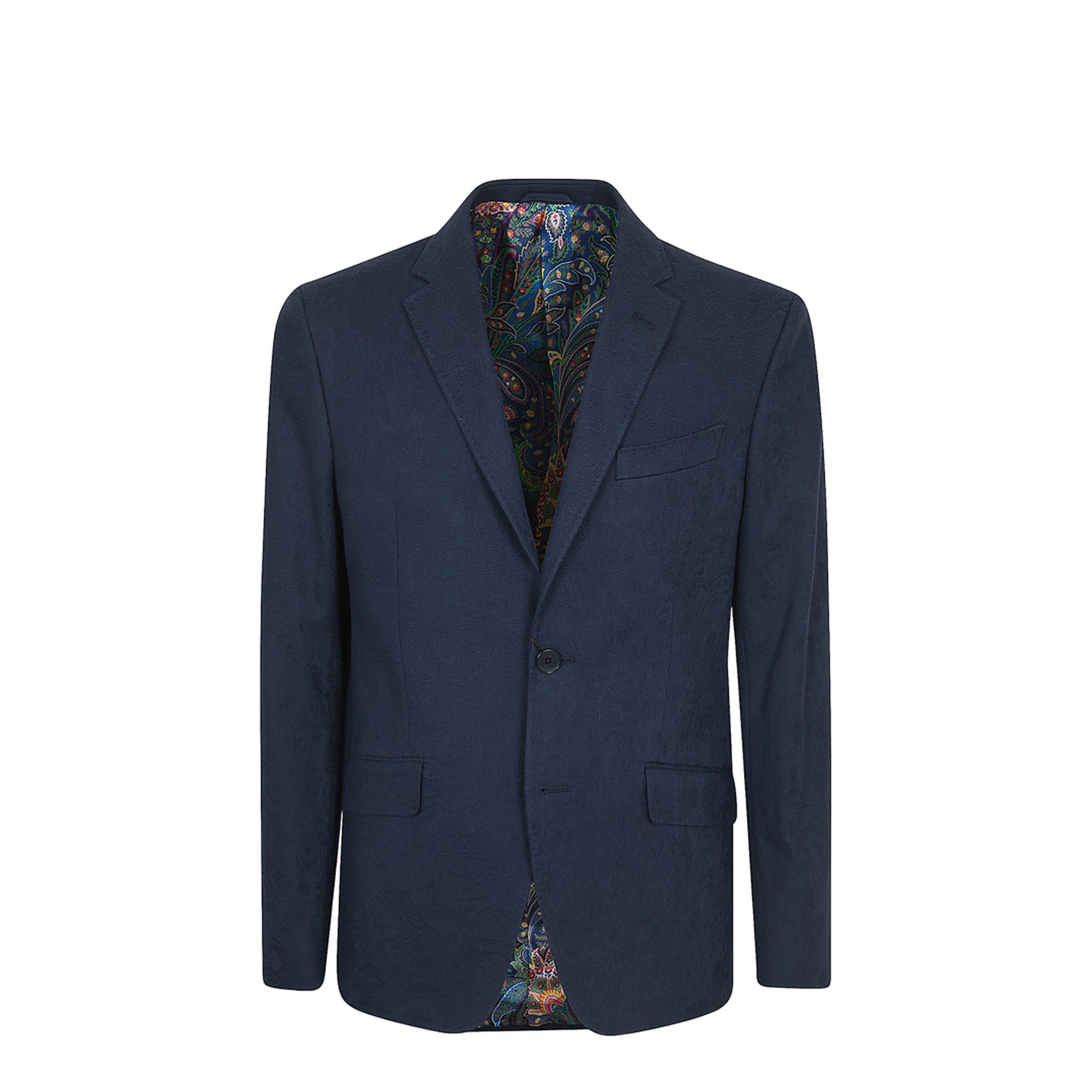 Button Up Blazer Blue