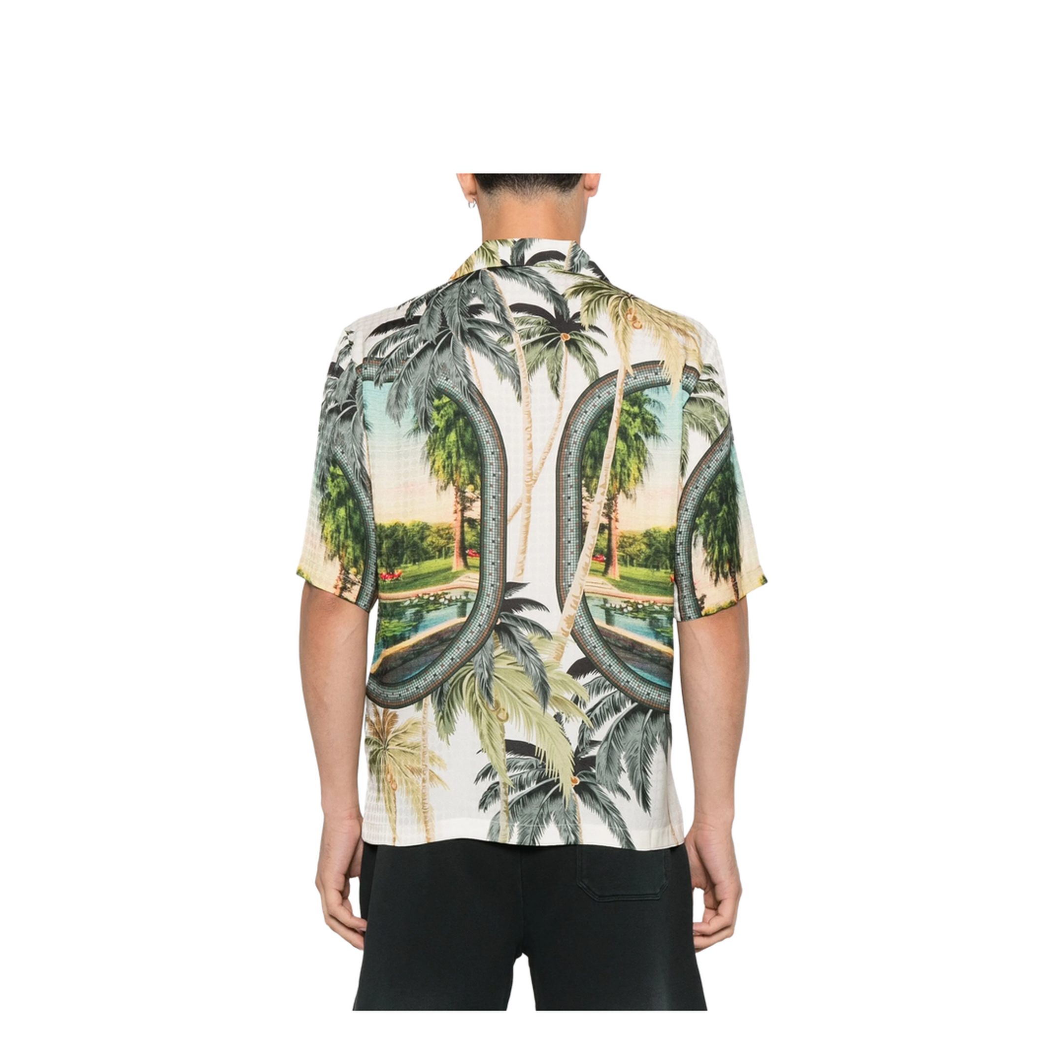 Shirts Green Graphic Print