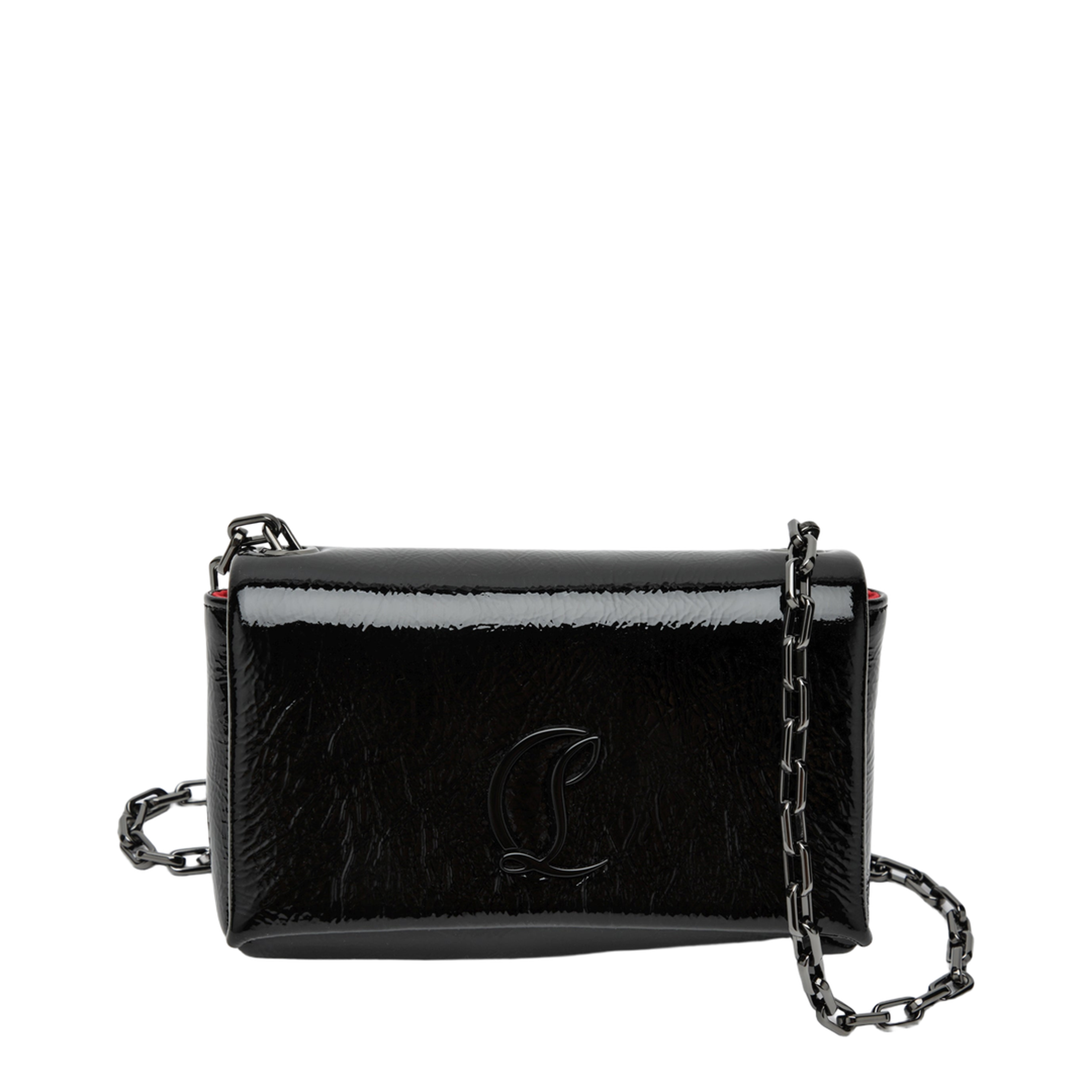 MAYFEYR - Christian Louboutin - Large Flap Shoulder Bag Black - 3255017LEBK01