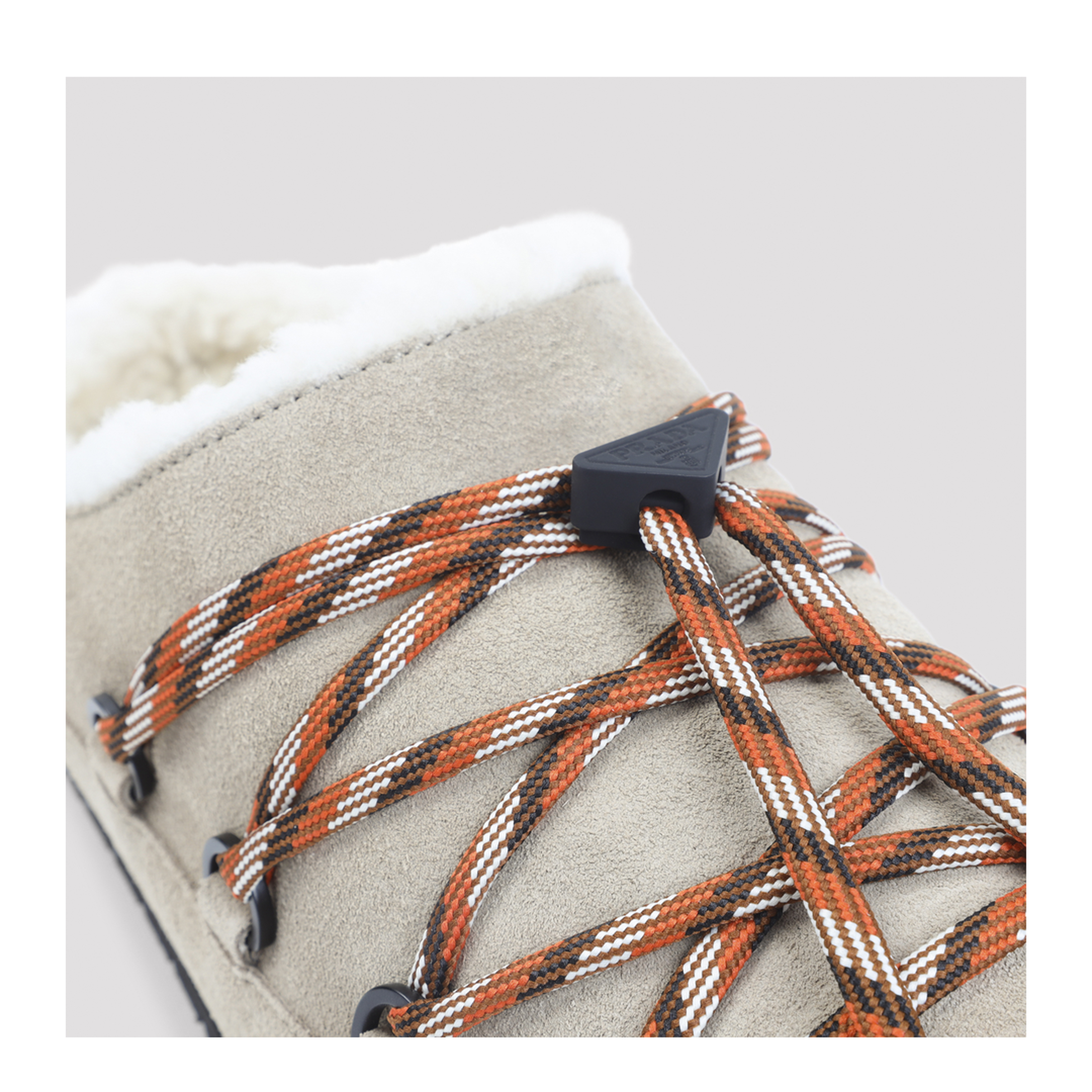 MAYFEYR - Prada - Shearling-Lined Mules - 1R553OFZF10JFT