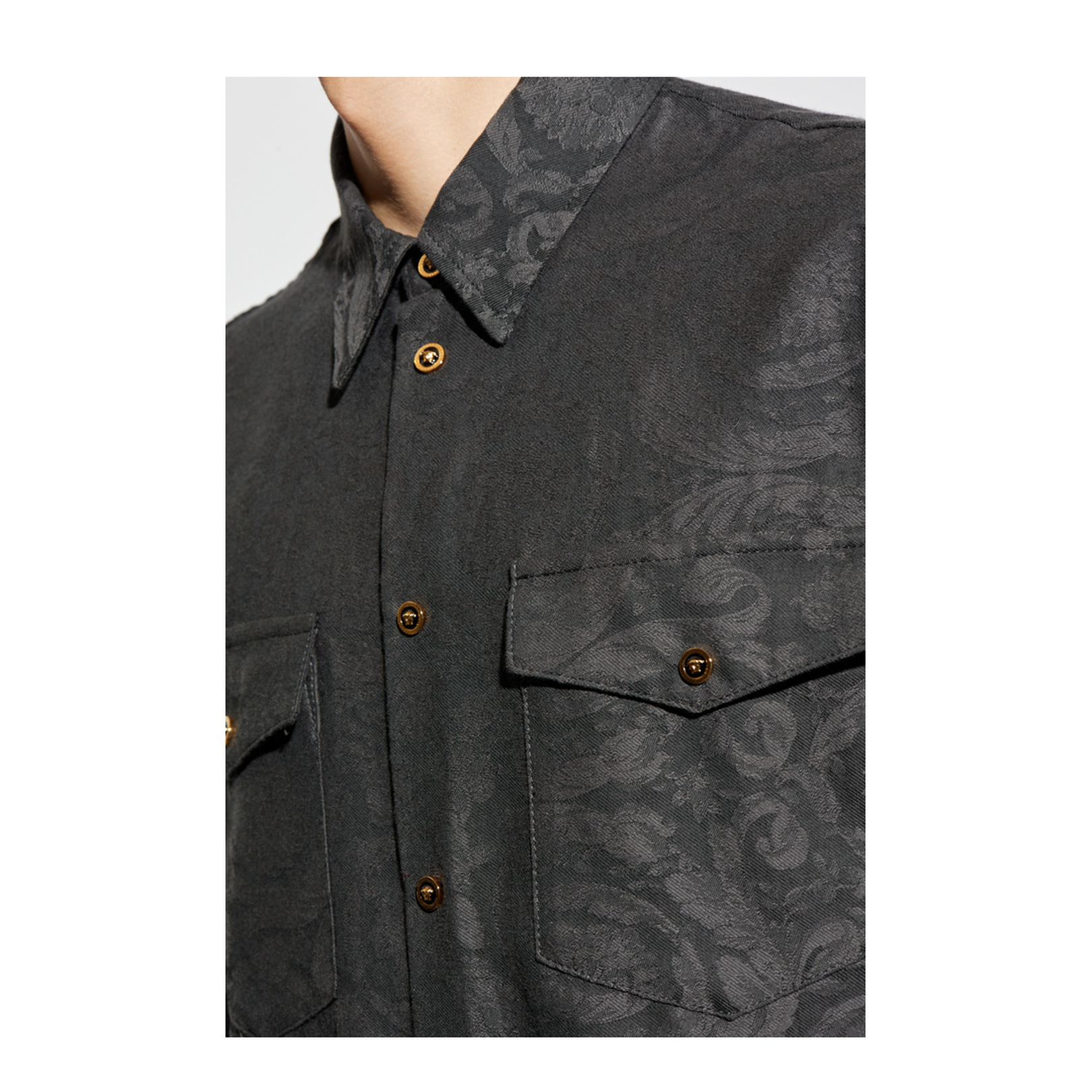 Shirt with Baroque Print