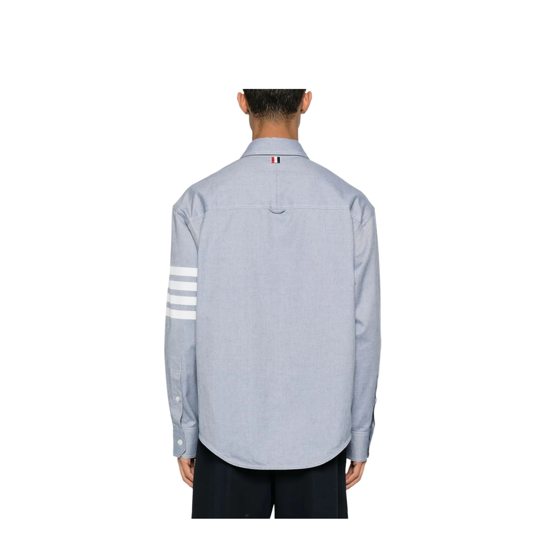 MAYFEYR - Thom Browne - Flannel 4-Bar Shirt - MWL420AF0325