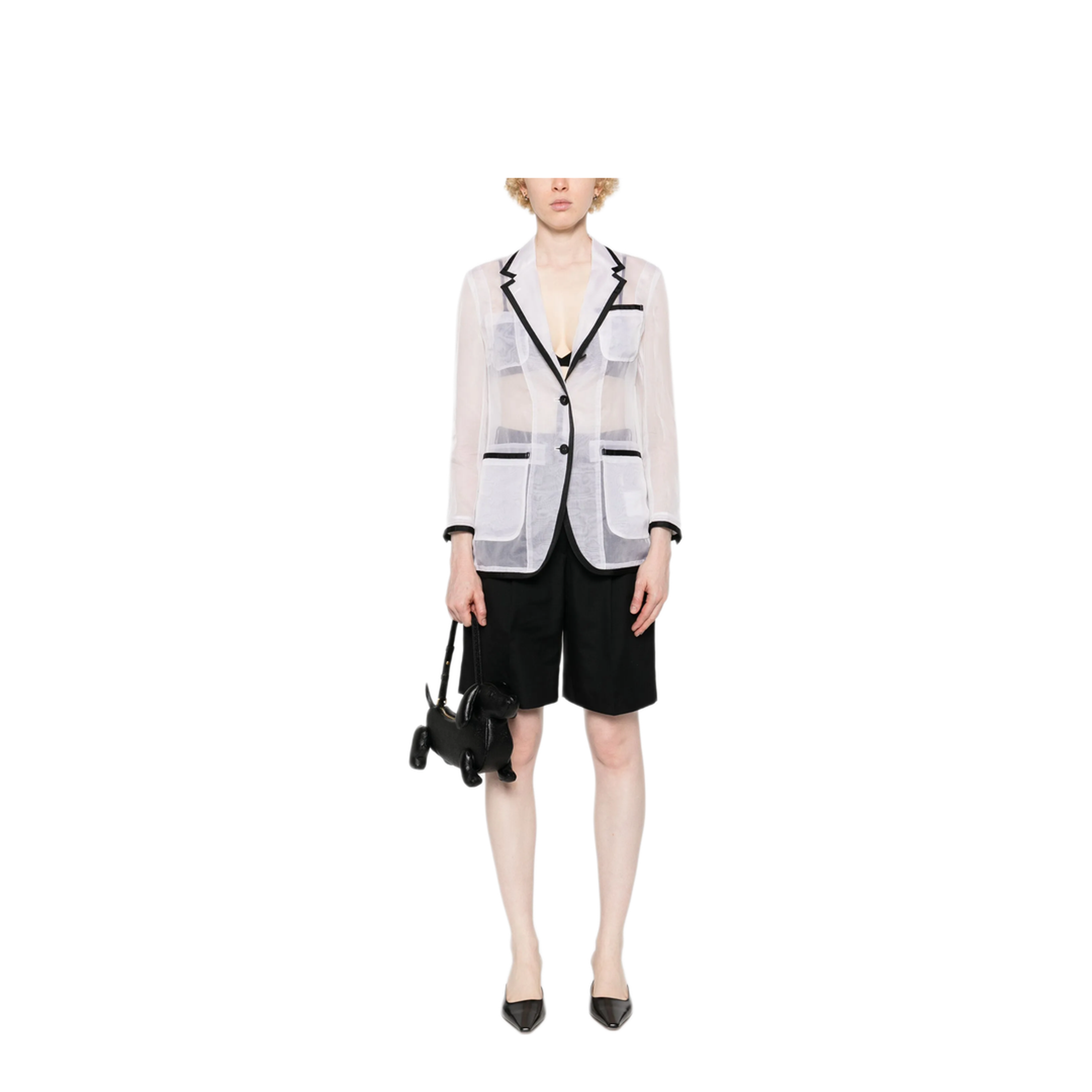 MAYFEYR - Thom Browne - Semi-Sheer Organza Blazer - FBC927B05762100