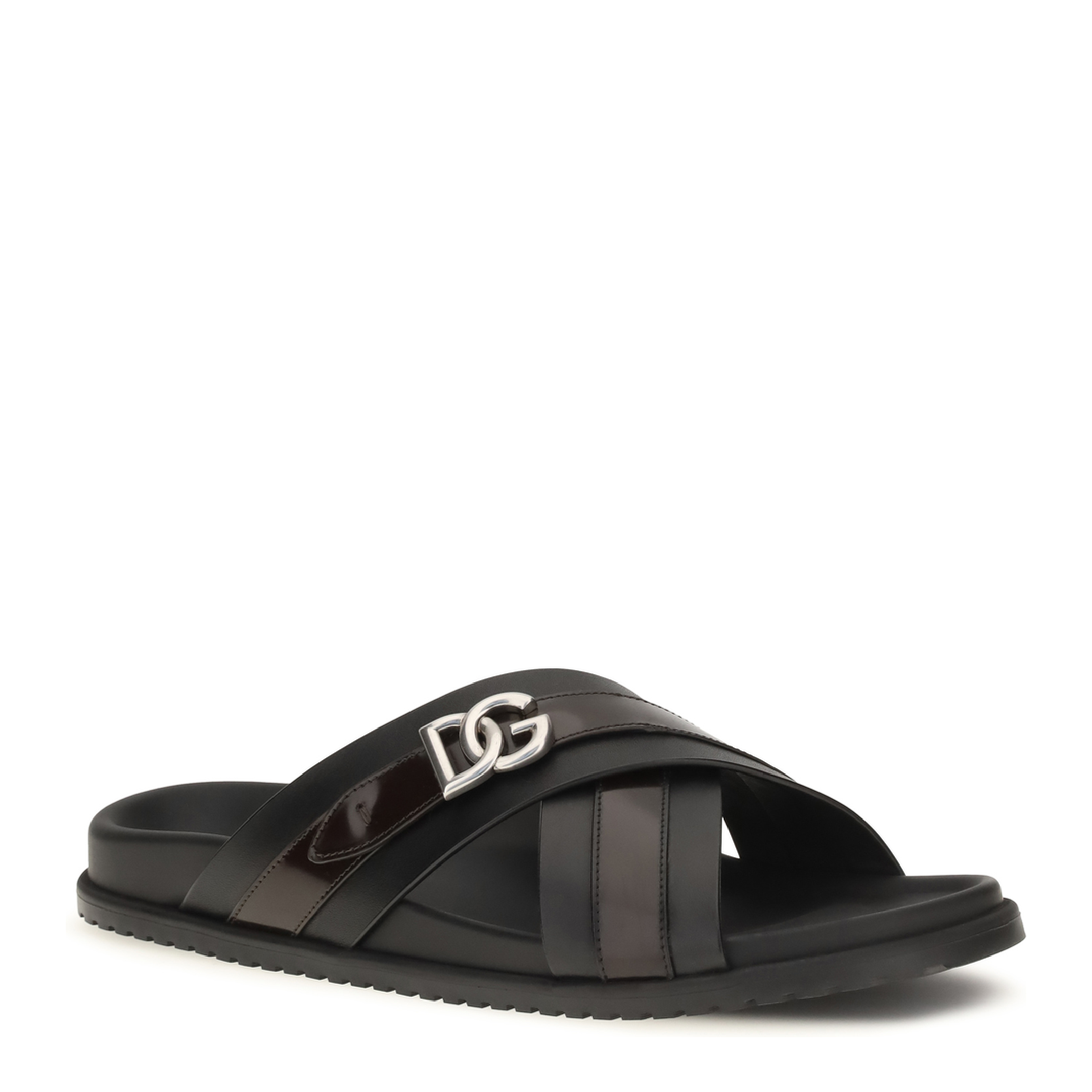 MAYFEYR - Dolce & Gabbana - Smooth Calf Leather Slide Sandals - A80624A0765