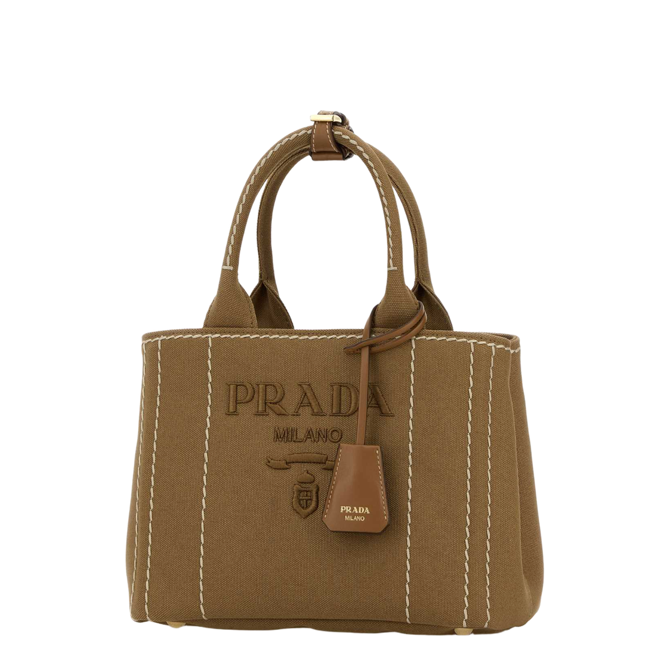 Camel Canvas Handbag
