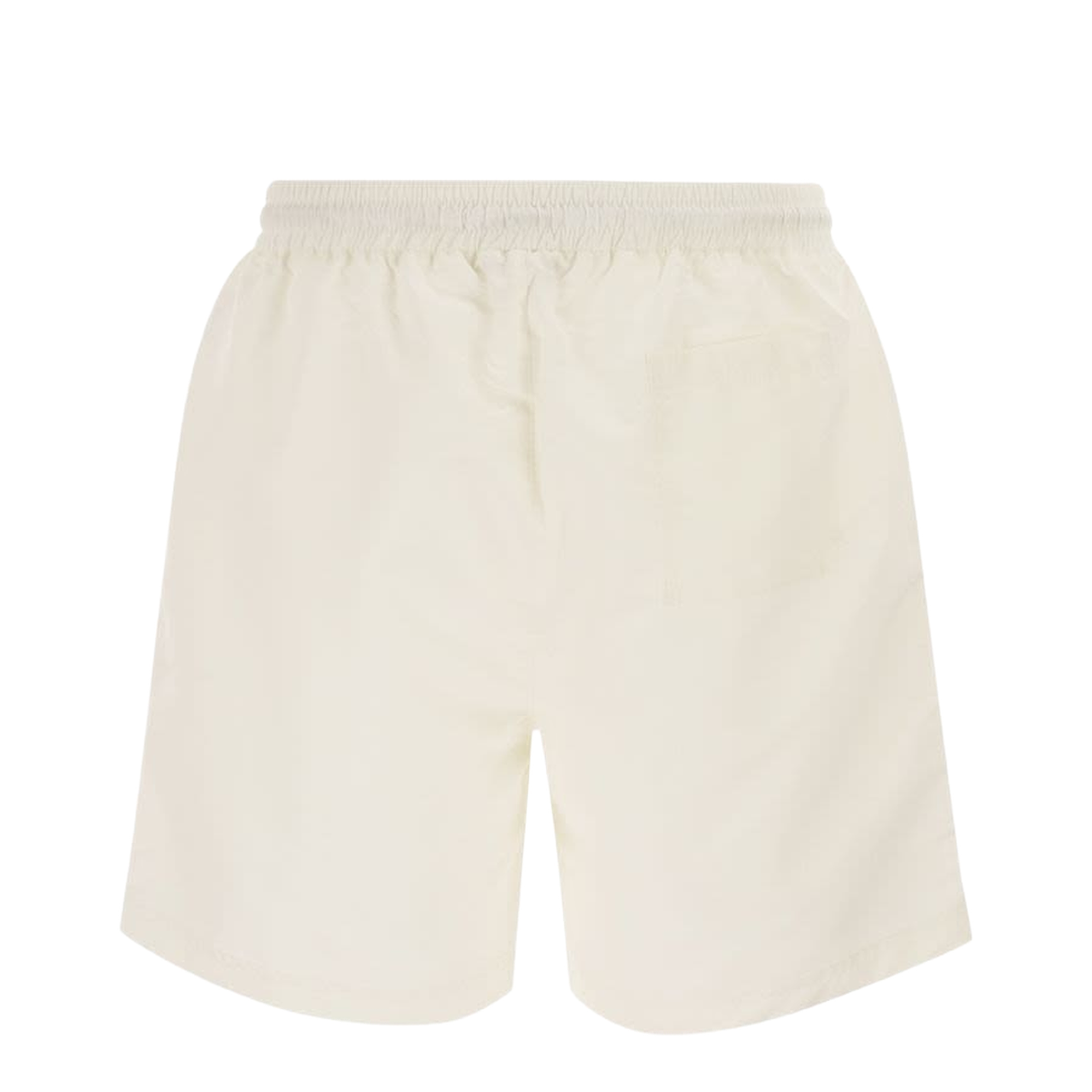 White Drawstring Logo Swim Shorts