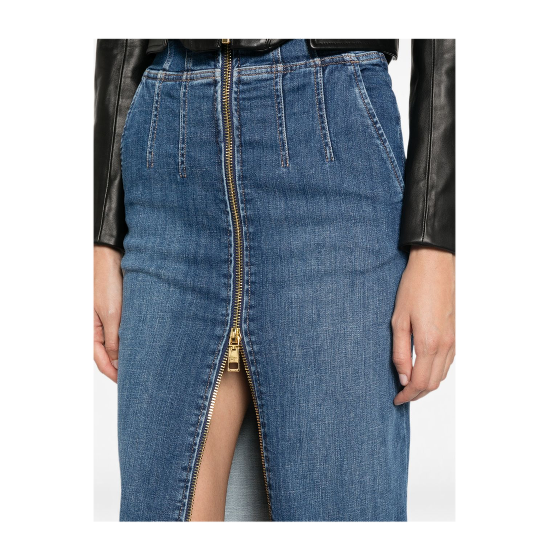 MAYFEYR - Elisabetta Franchi - Skirts Navy - GJ01N66E2139