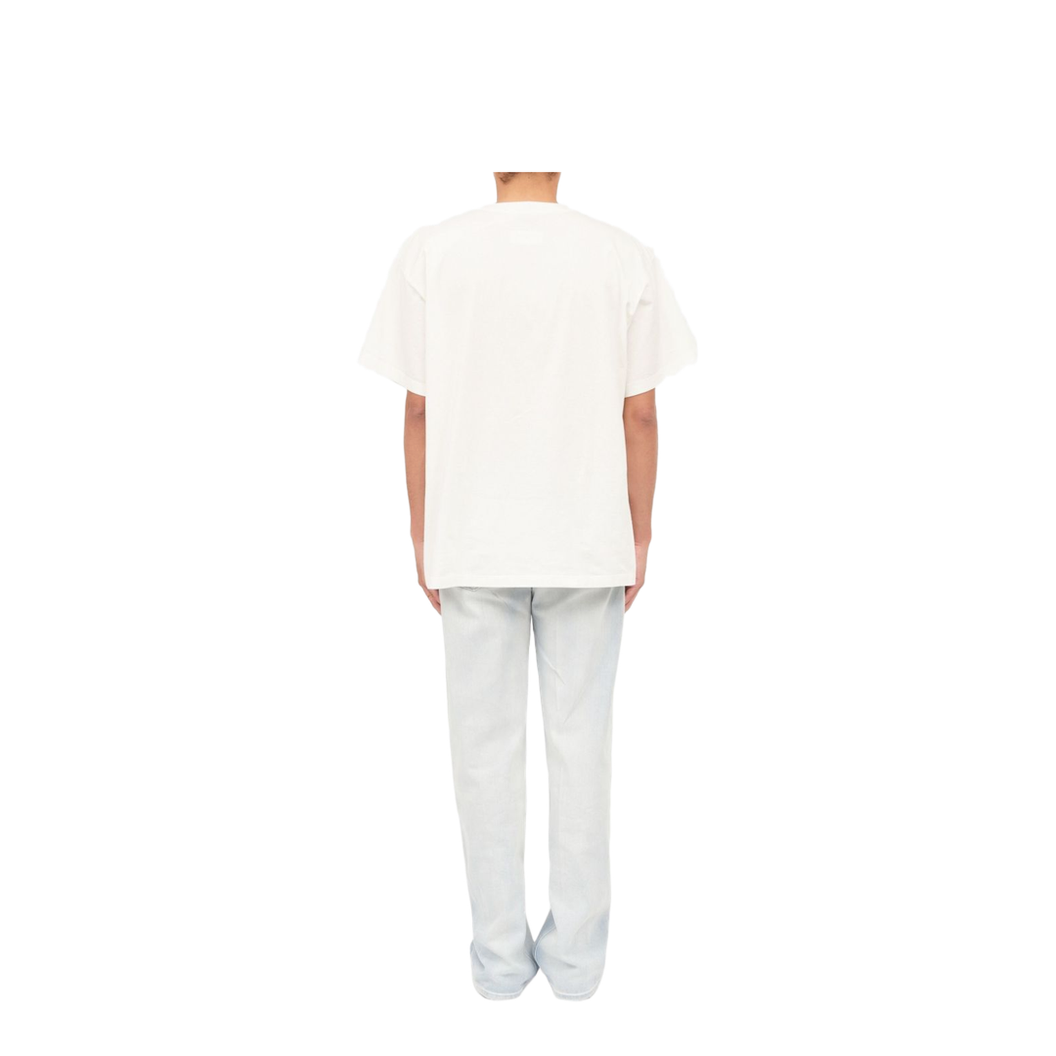 MAYFEYR - Mm6 Maison Margiela - White T-Shirt With Key Print - SH0GC0068M20050101