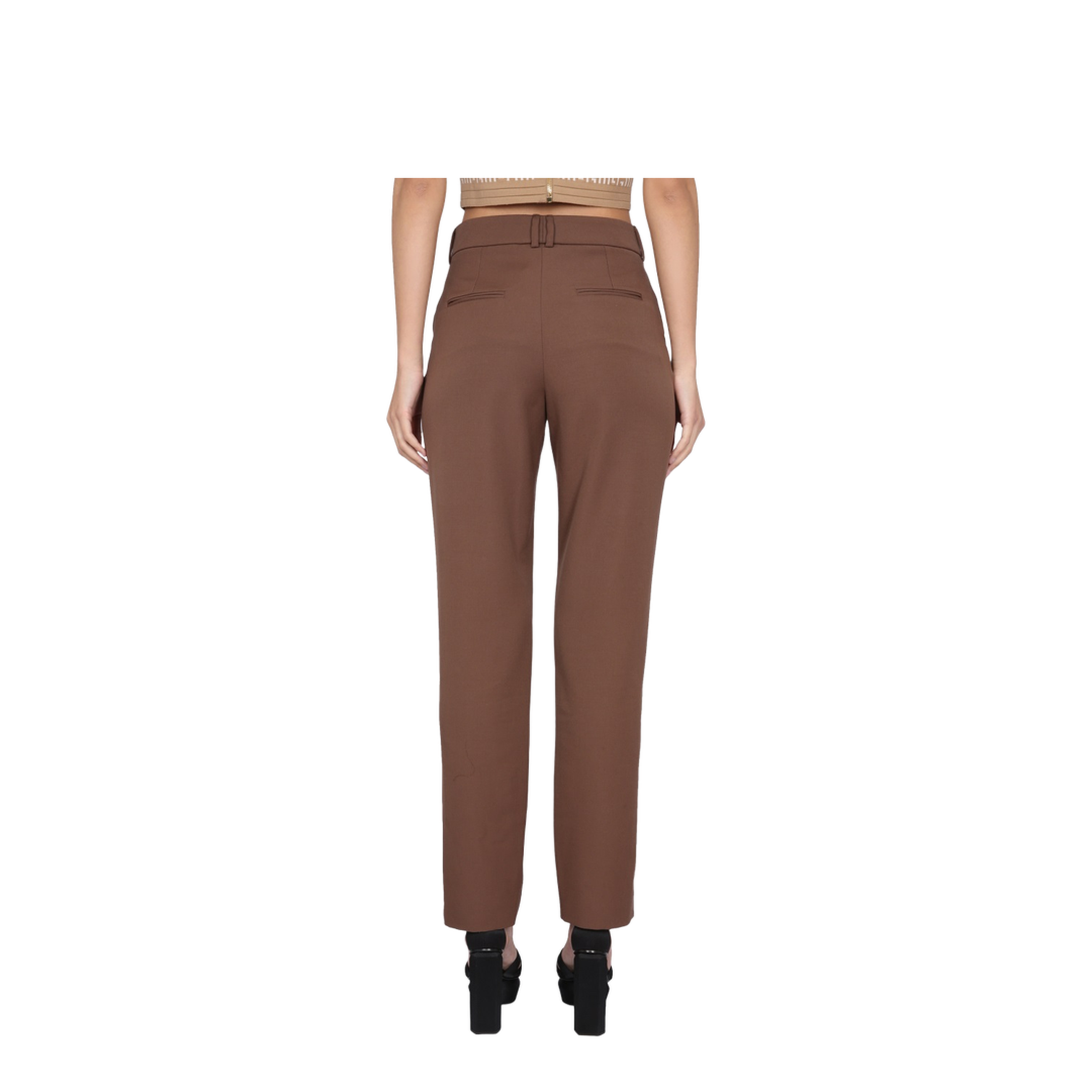 Wool Pants Brown