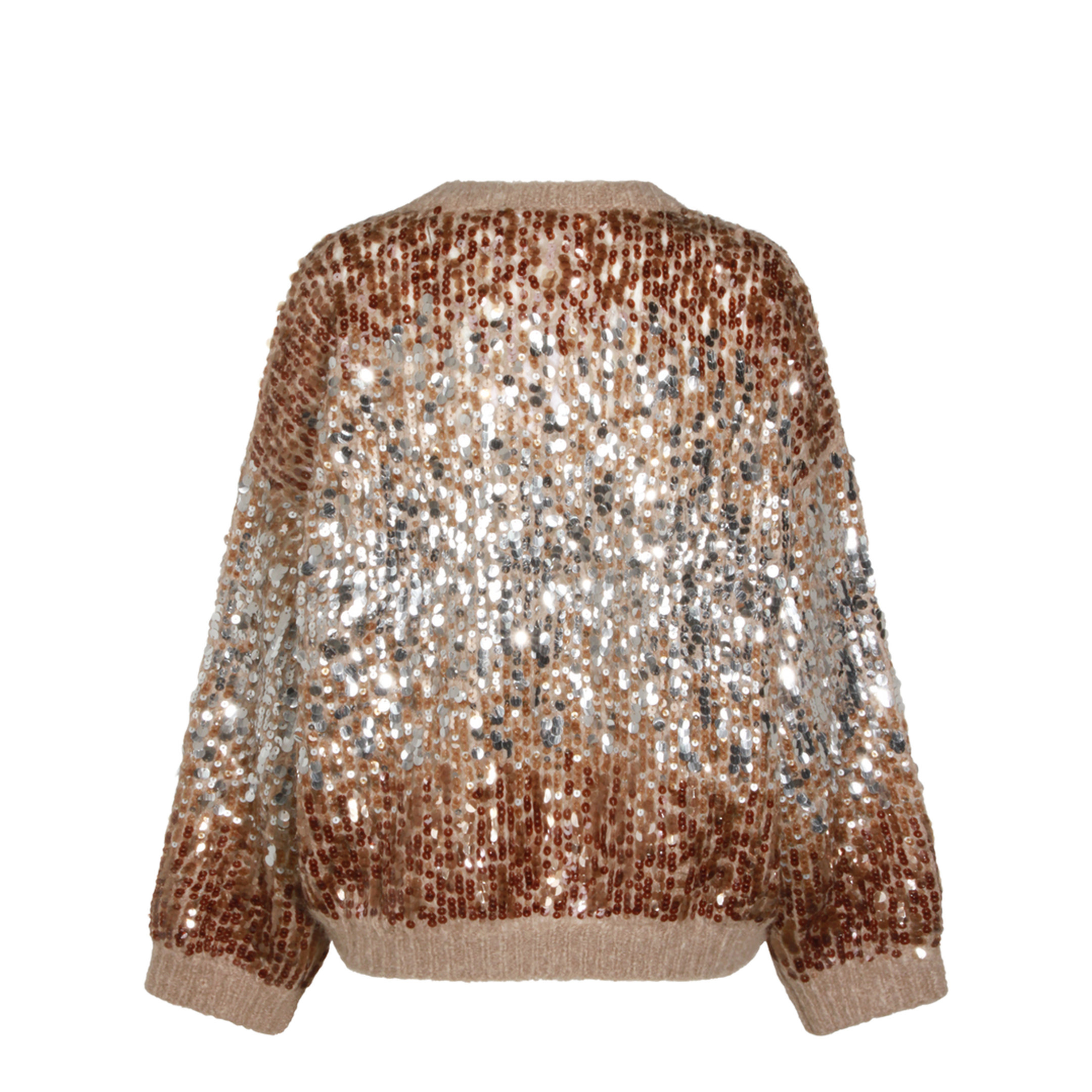 Ombré-Effect Sequin-Embellished Sweater