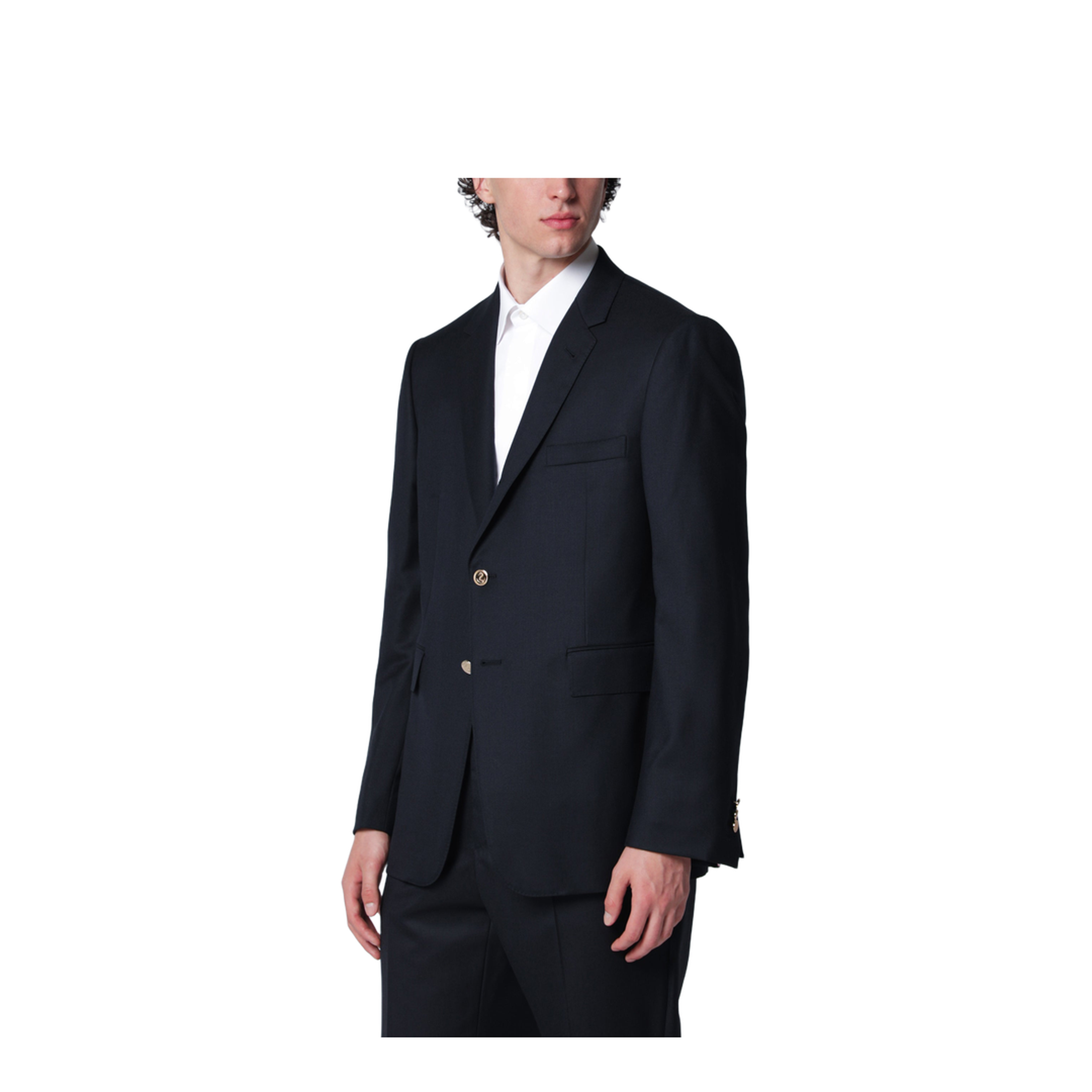 Wool Single-Breasted Blazer