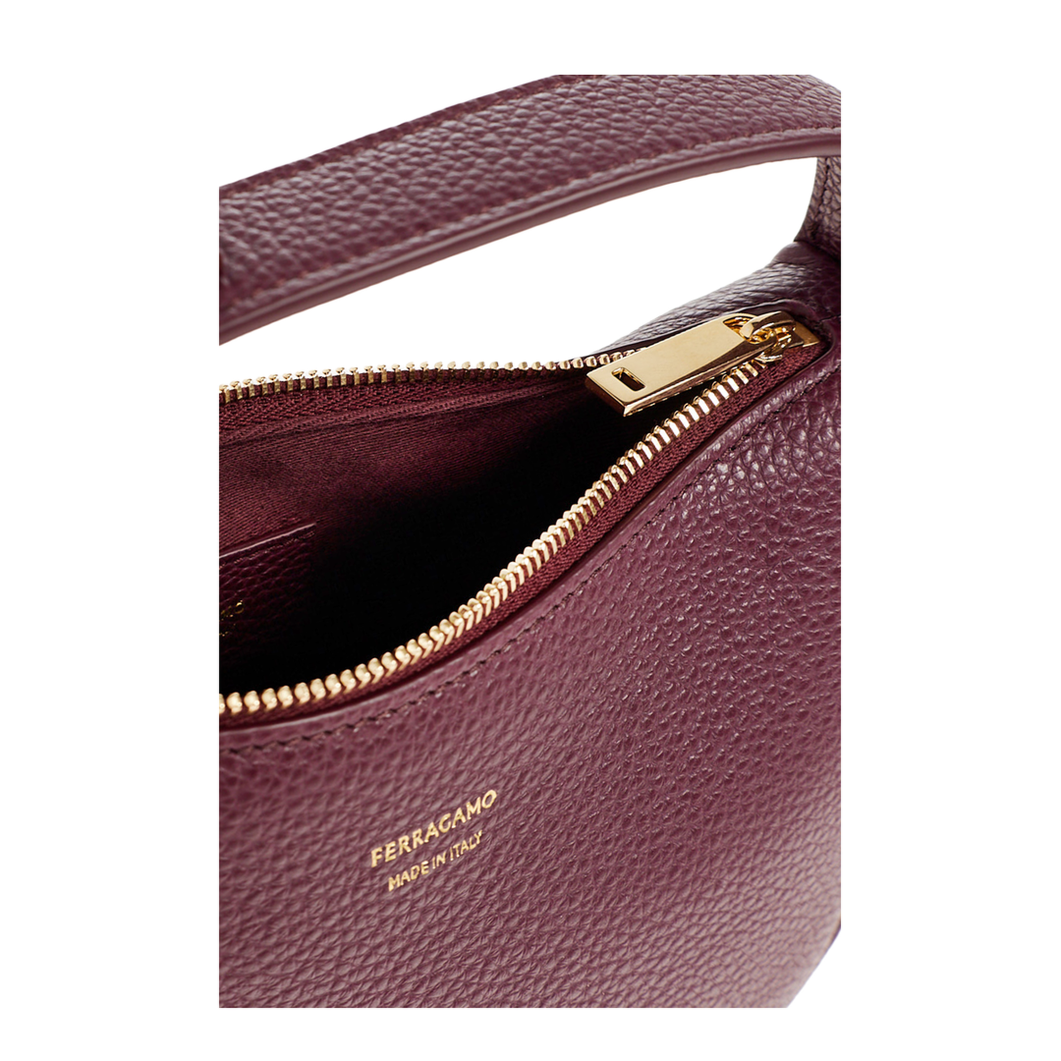 MAYFEYR - Ferragamo - Leather Handbag - 220965TOPHANDLE790010PLUM