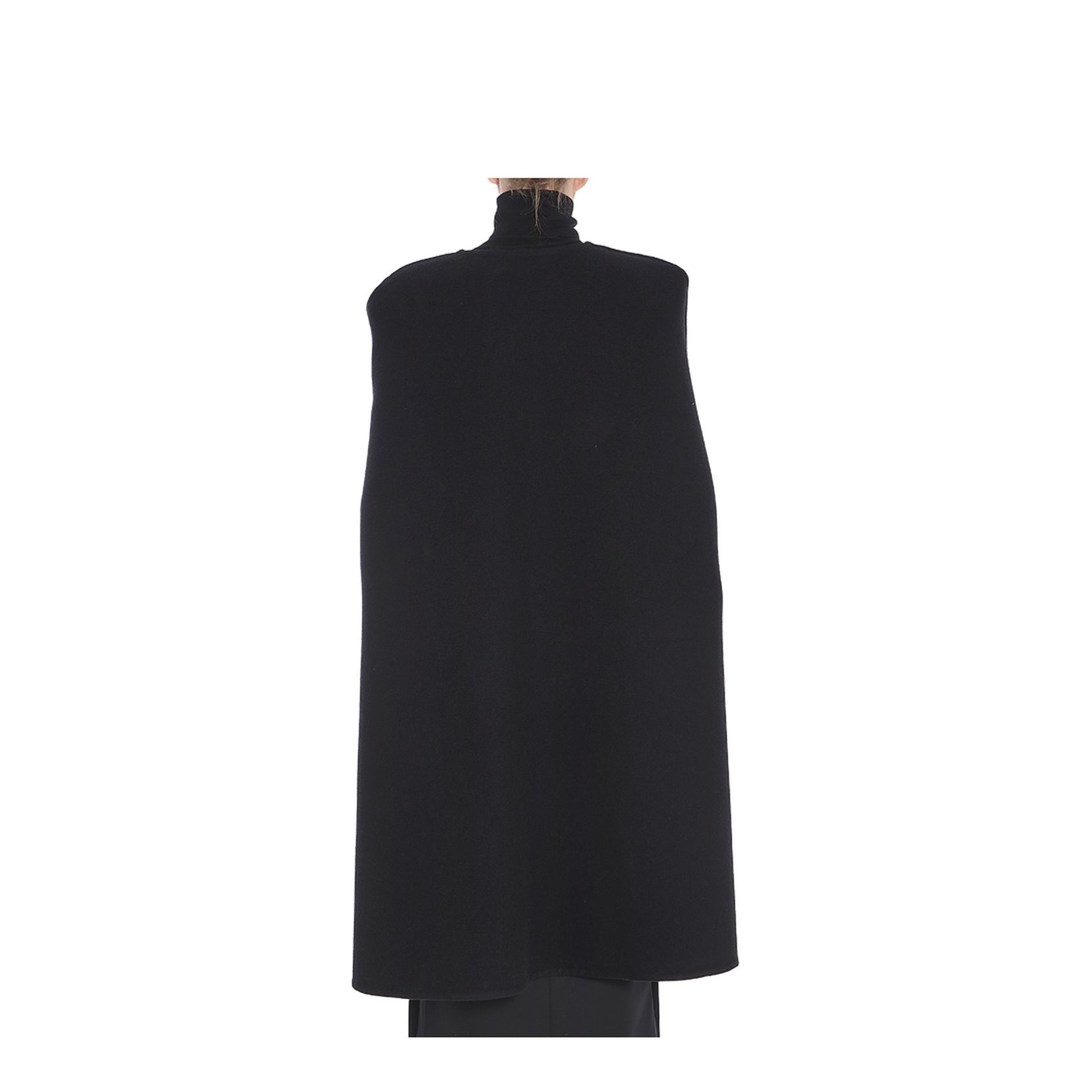 Fluffy Cashmere Blend Cape