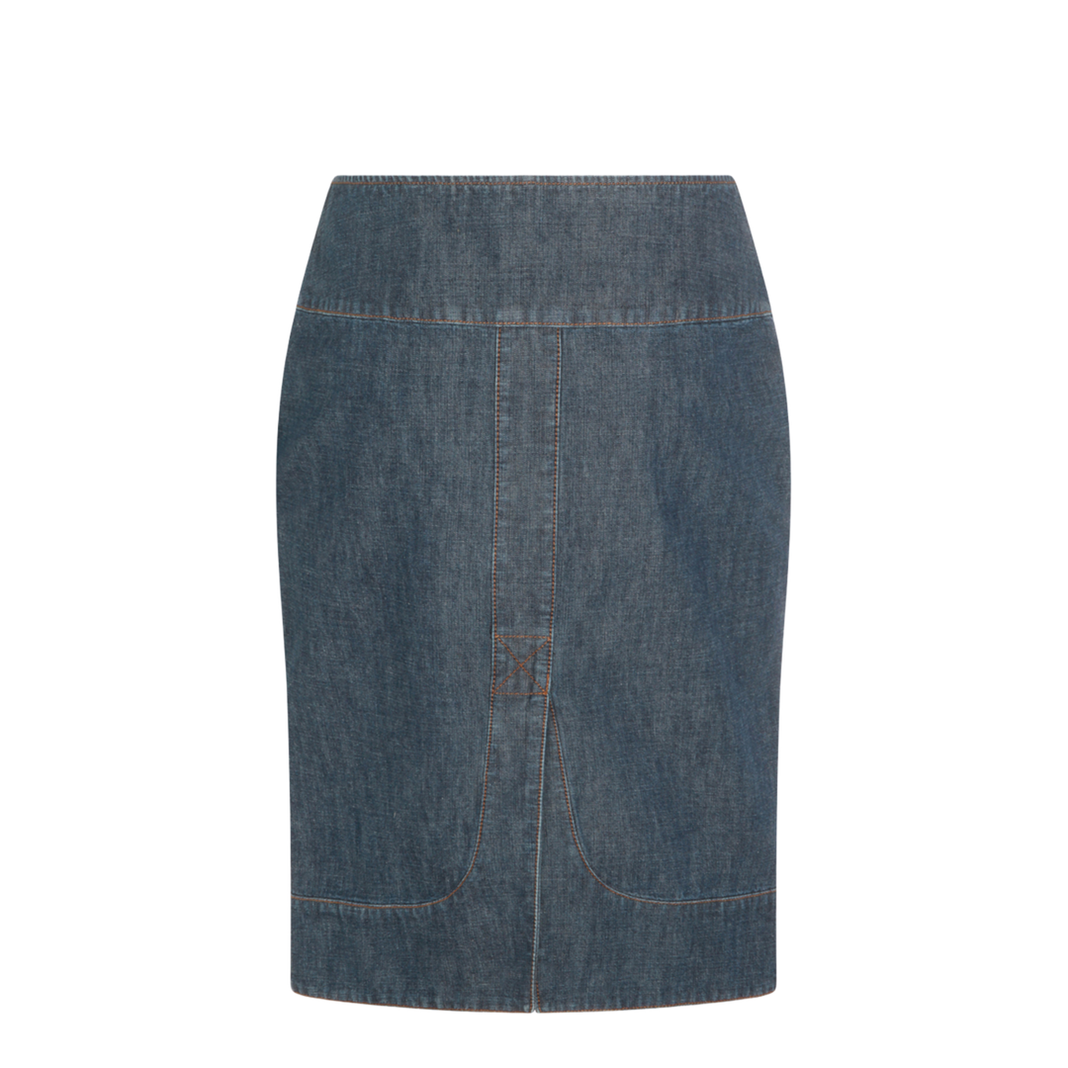 MAYFEYR - Fendi - Denim Skirt Denim Blue - FLQ609AW8HF0QB0