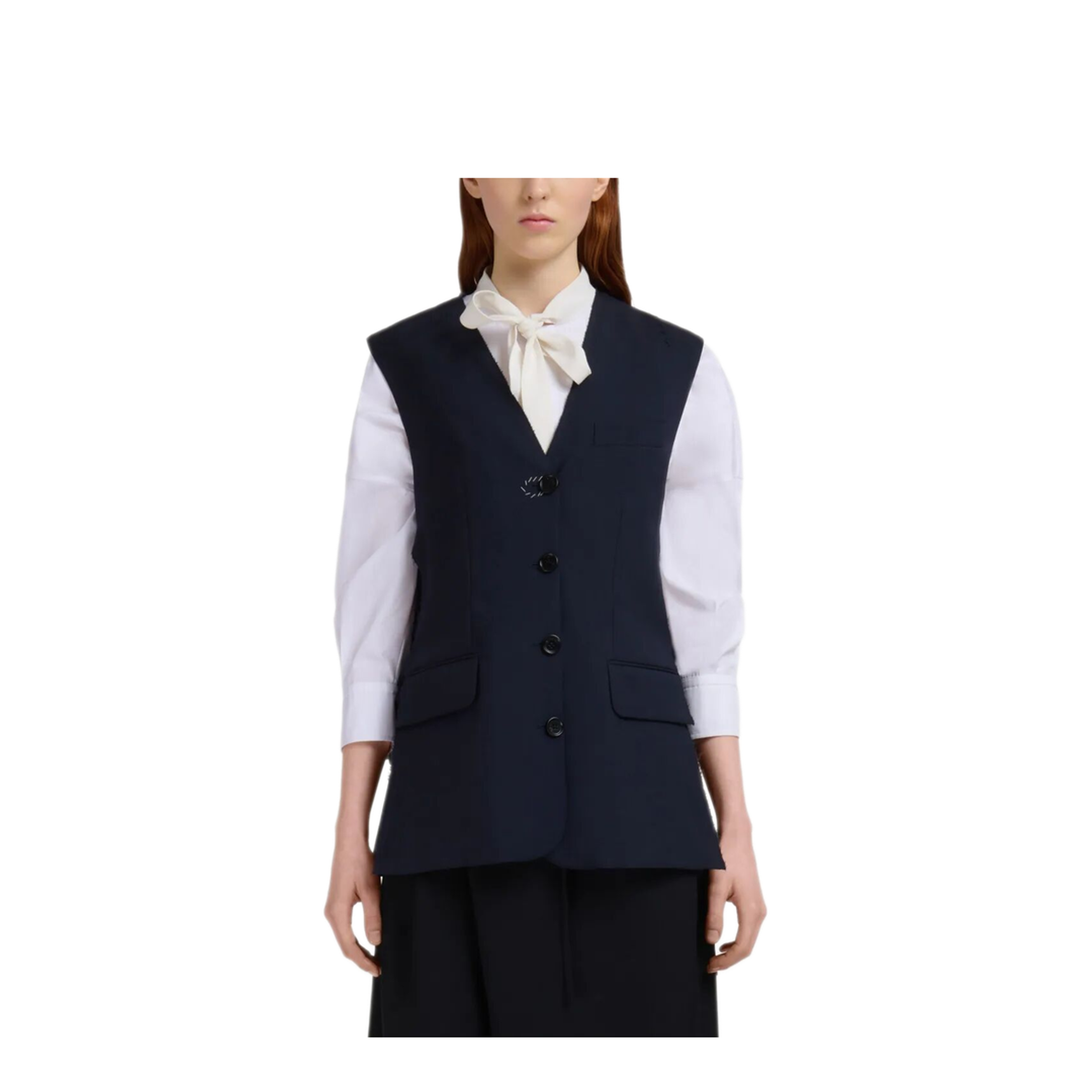 MAYFEYR - Marni - Wool Waistcoat With Side Slits - GLMA0096SUTW83900B99