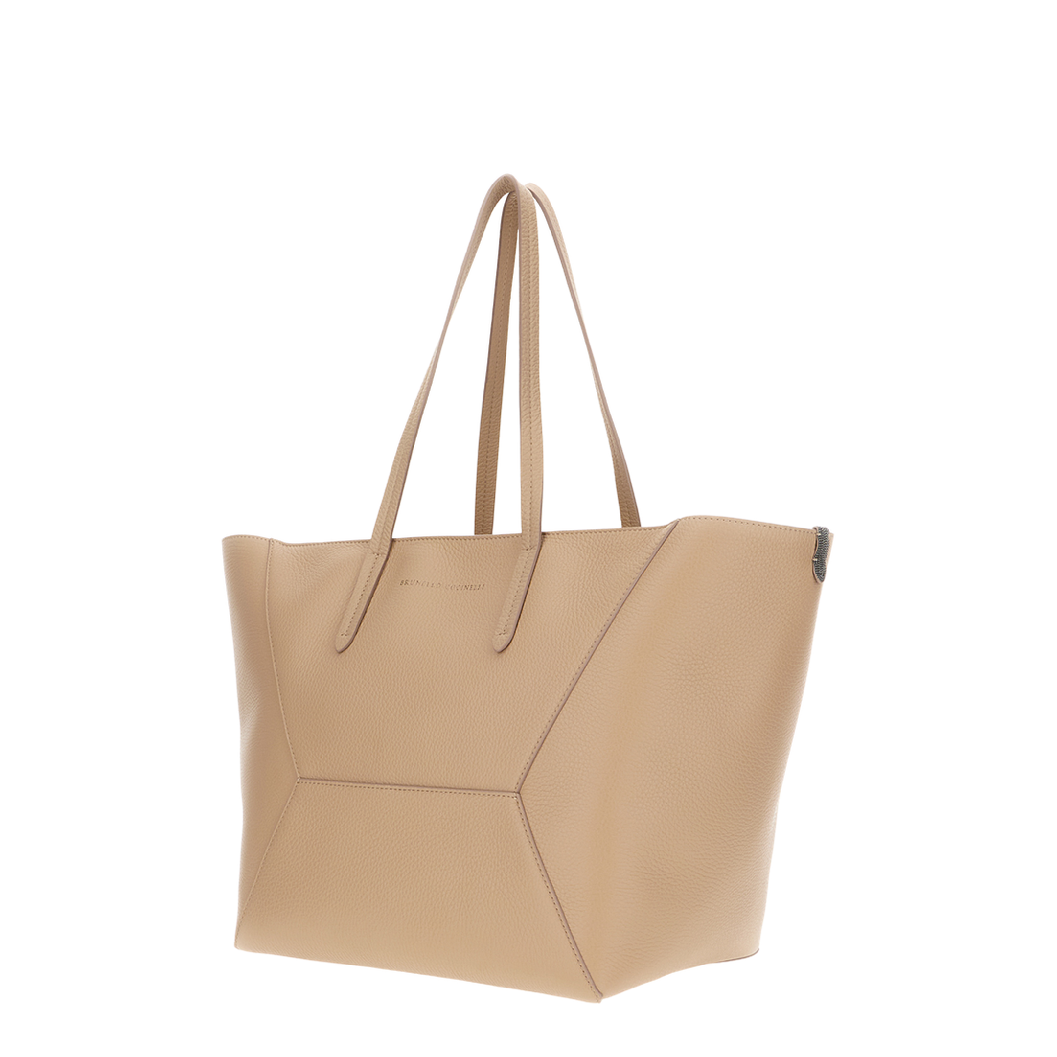 Duo Medium Leather Shoulder Bags - Brown