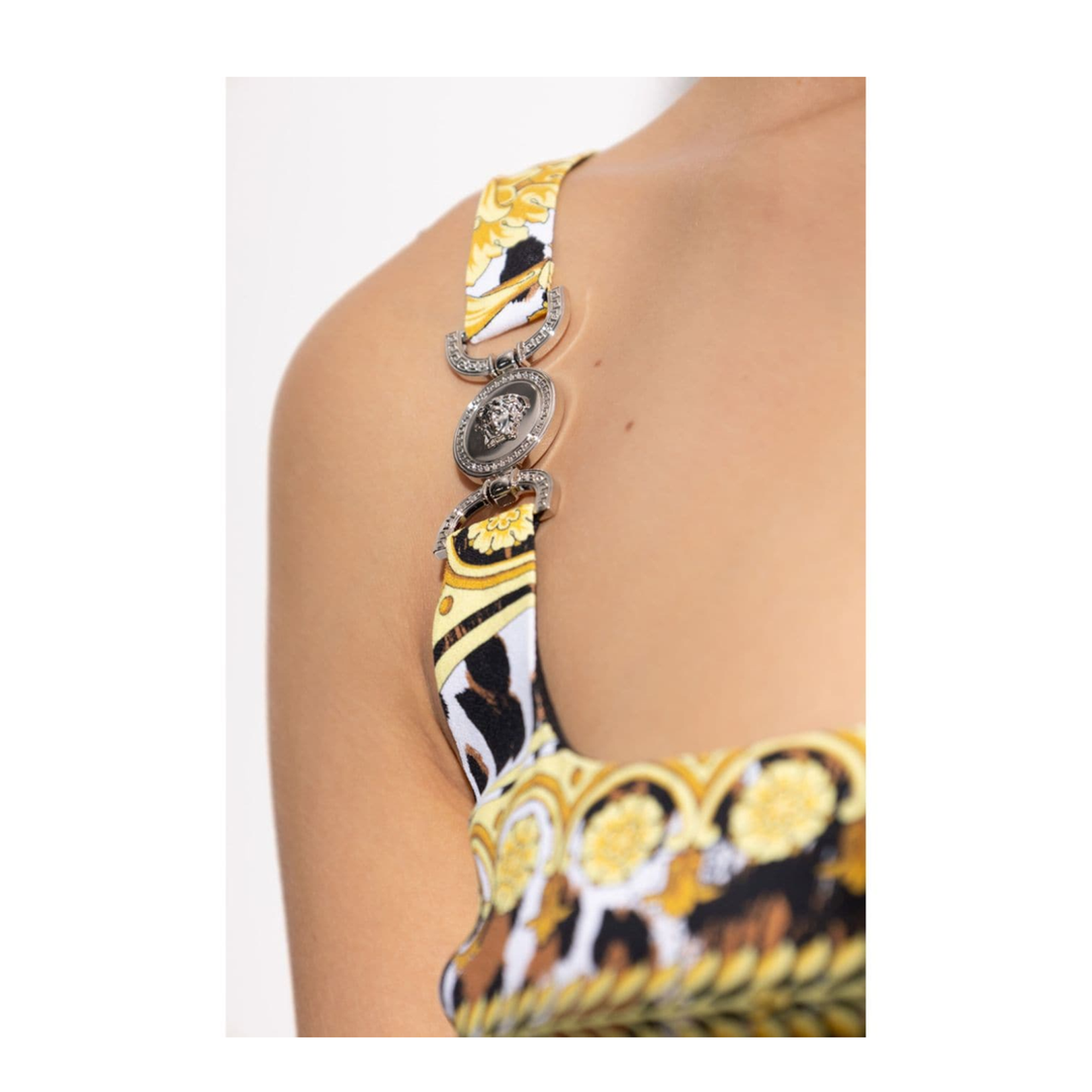 Midi Dress with Baroque Print