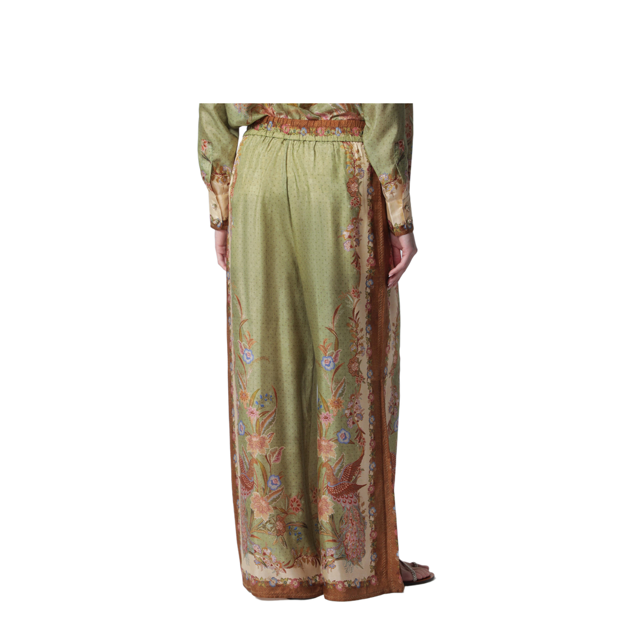 MAYFEYR - Zimmermann - Indra Relaxed Trousers With Floral Print - 6251PSS262SIKS