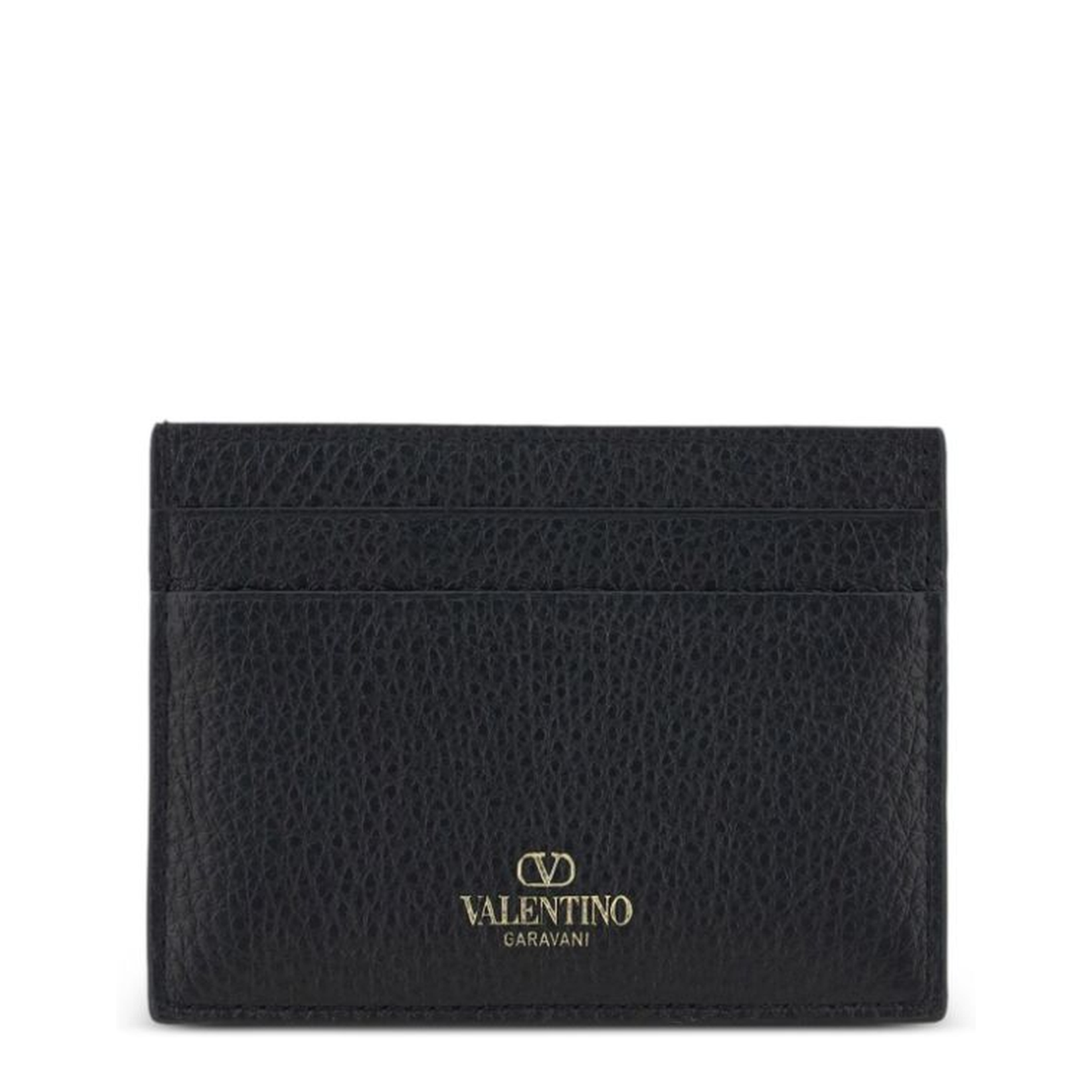 Rockstud Leather Card Case