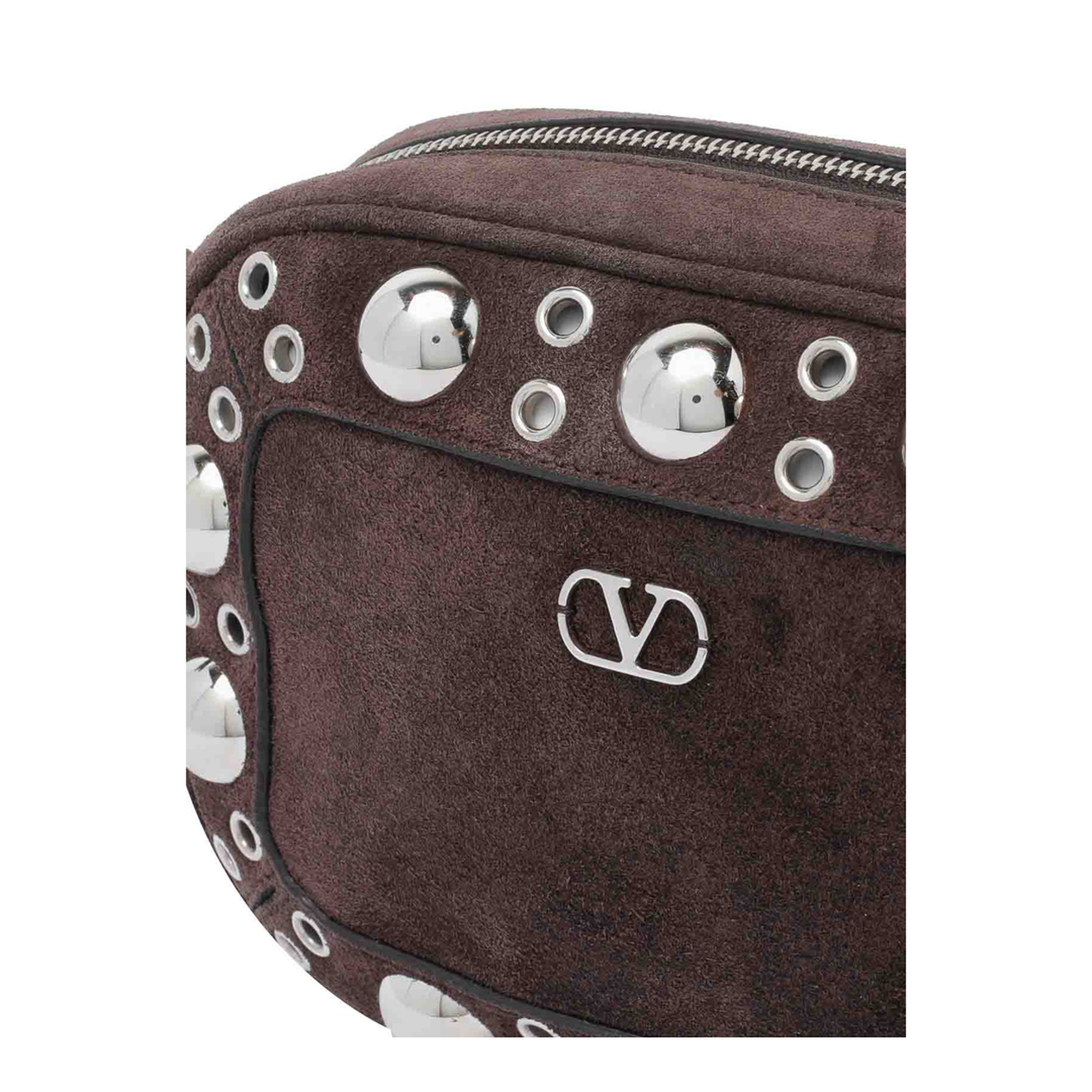 Brown Suede Nellcote Crossbody Bag