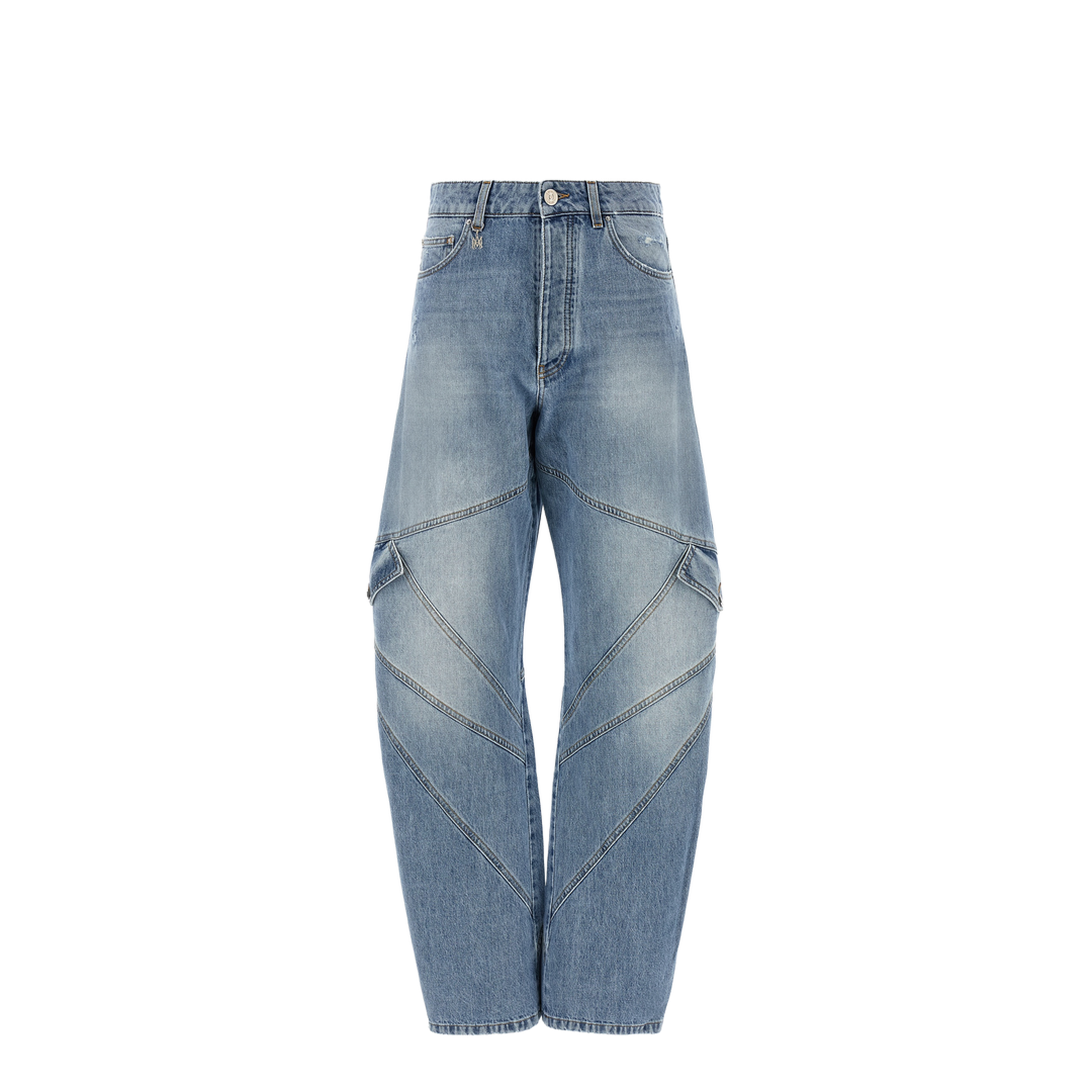 Multi-Pocket Jeans - Blue