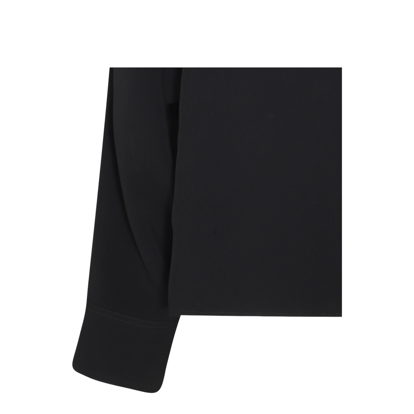 Black Viscose Blend Shirt